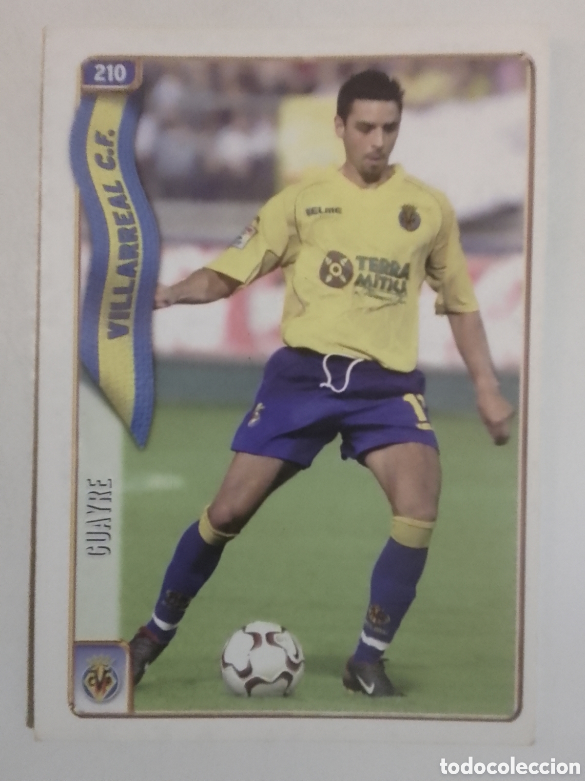 Cromos de F&uacute;tbol: Mundicromo 2005 n&deg; 210 Guayre &bull; Villarreal.