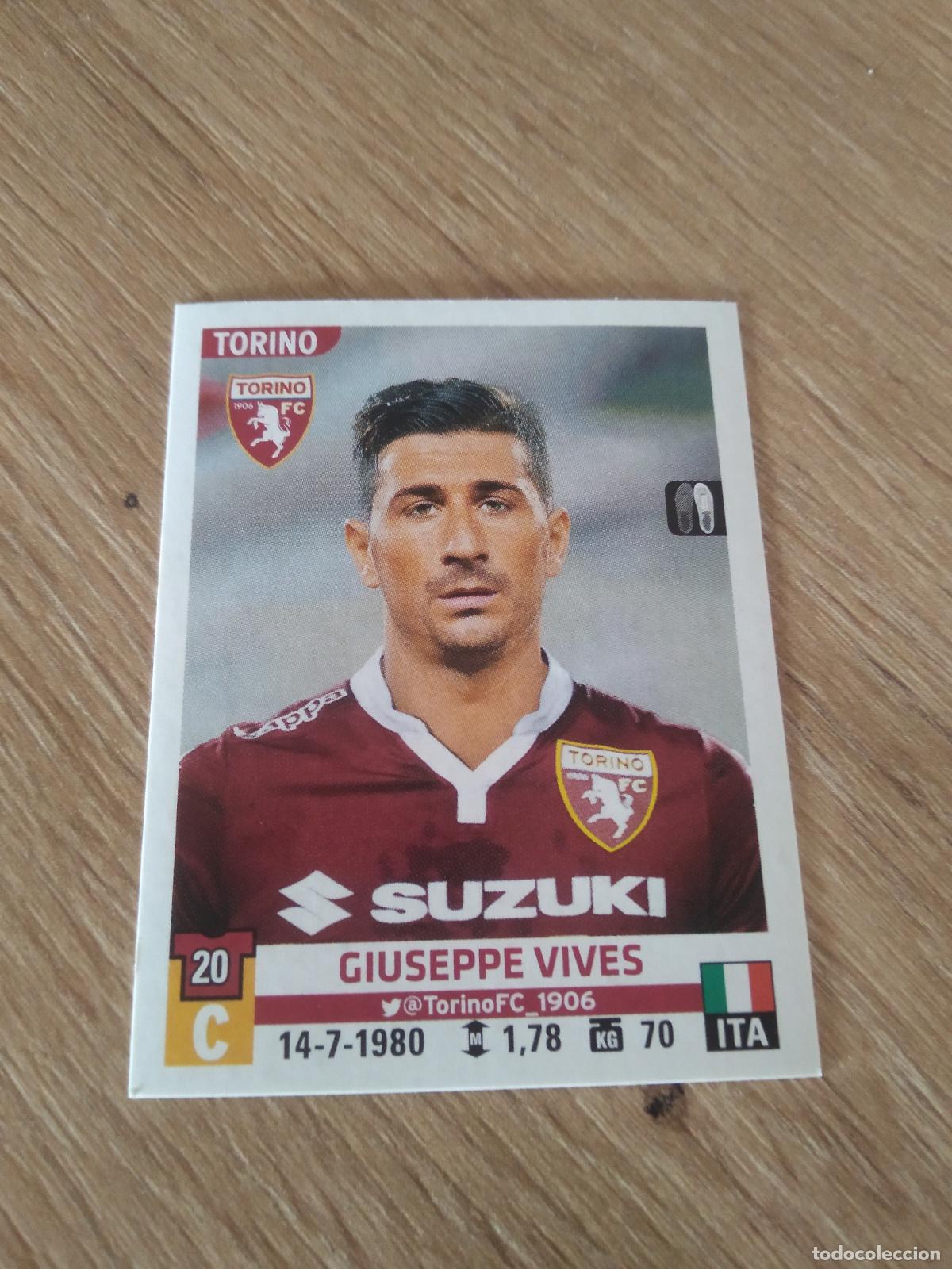 Cromos de F&uacute;tbol: 546 GIUSEPPE VIVES TORINO CROMO FUTBOL PANINI LIGA ITALIA 15-16 CALCIATORI 2015-2016
