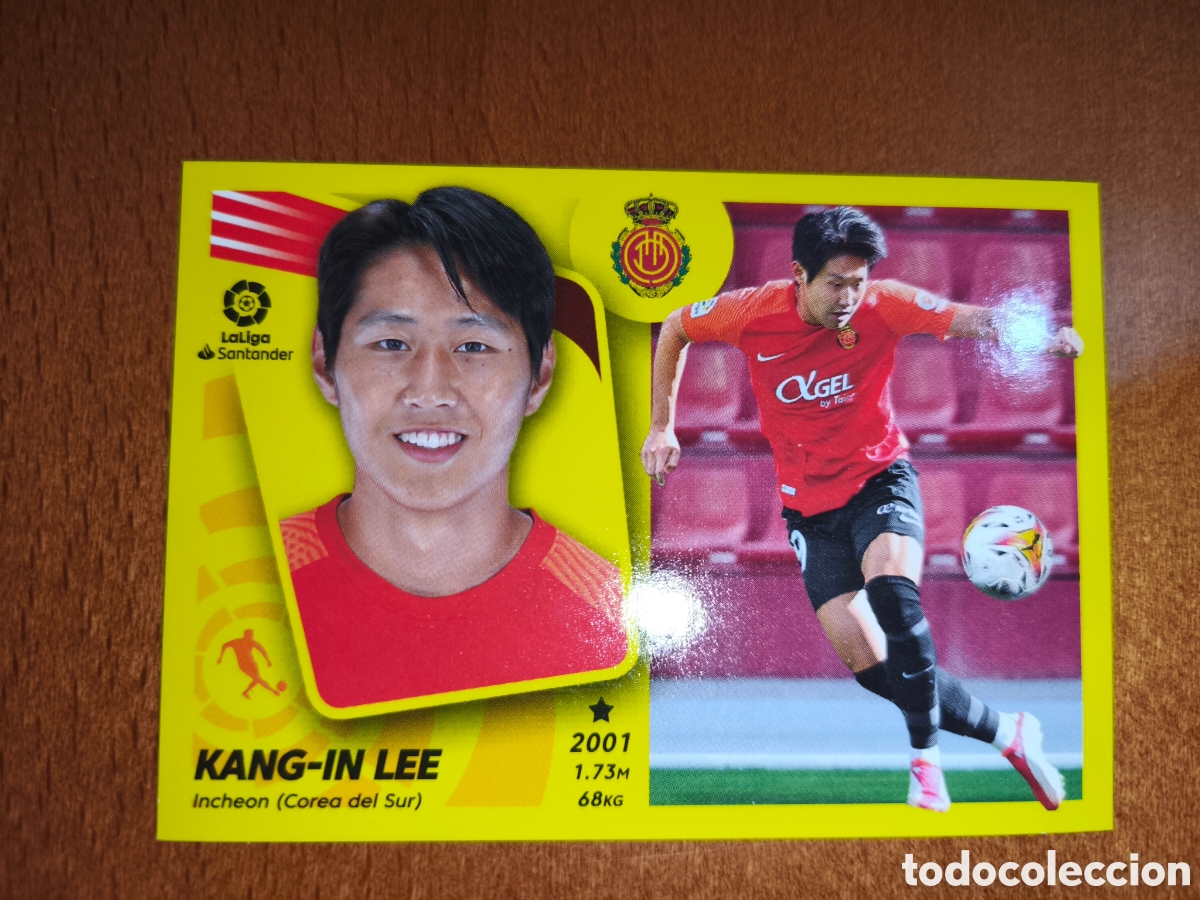Cromos de F&uacute;tbol: Kang-In Lee fichaje n&deg;58 liga este 21/22 Real Mallorca