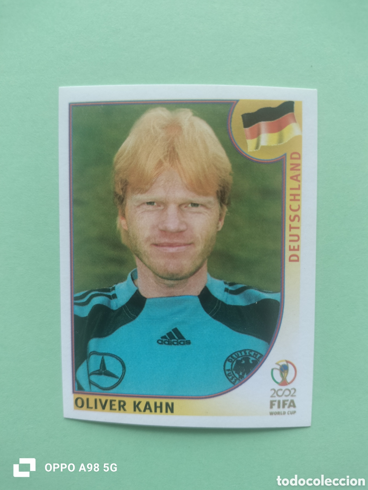 Cromos de F&uacute;tbol: Cromo 315 Oliver Khan Alemania Mundial 2002 Korea y Jap&oacute;n