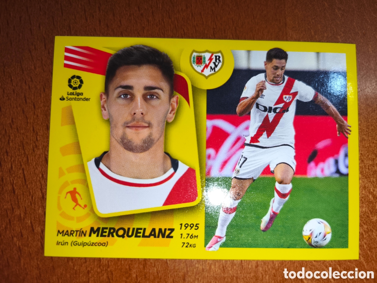 Cromos de F&uacute;tbol: Merquelanz fichaje n&deg;45 liga este 21/22 Rayo Vallecano