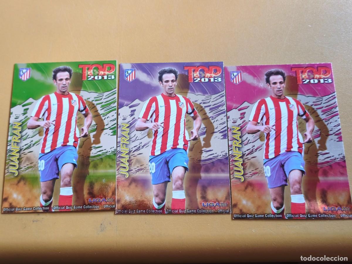 Cromos de F&uacute;tbol: juanfran, liga 2013 top, mundicromo