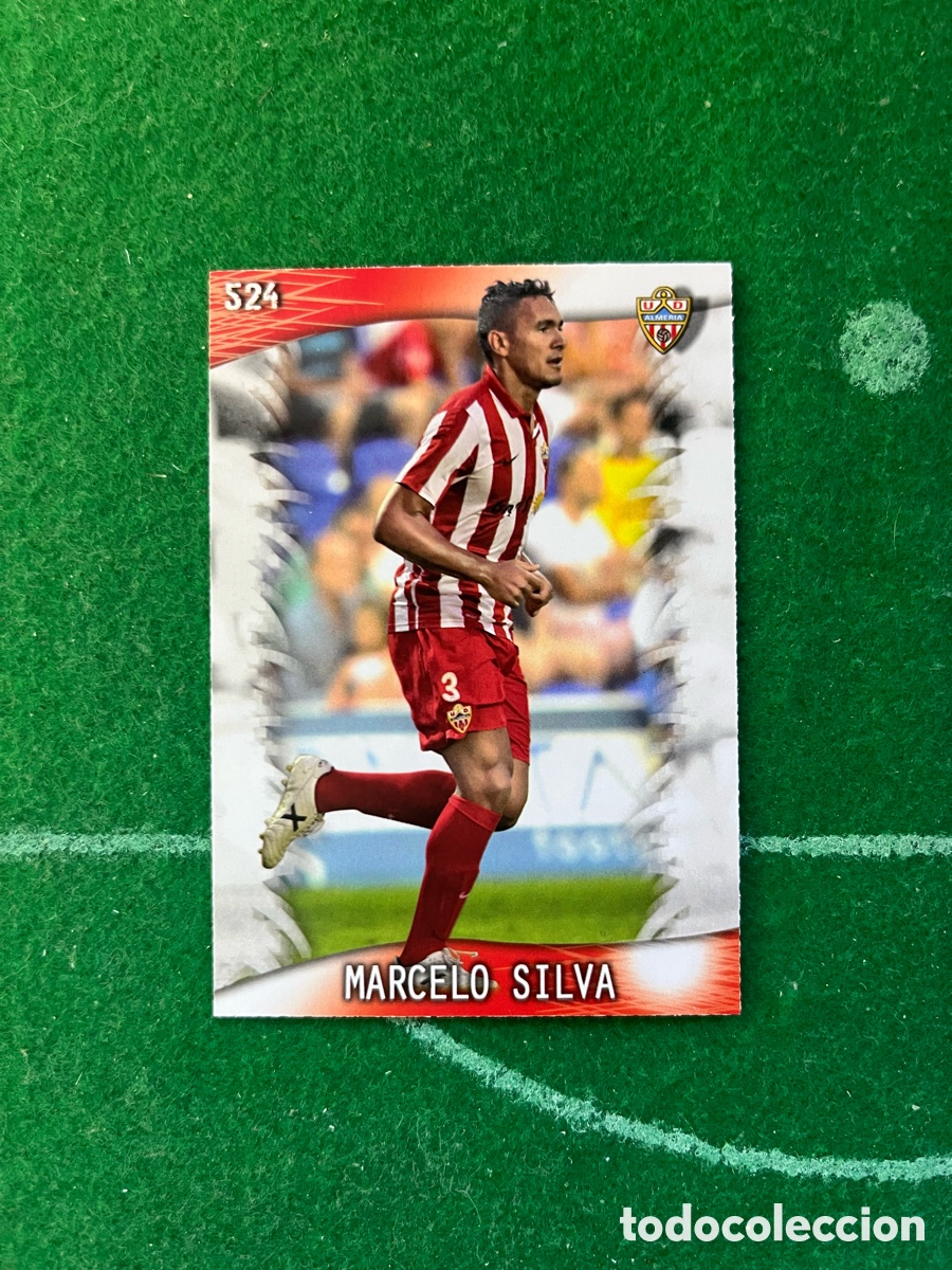 Cromos de F&uacute;tbol: 524 MARCELO SILVA ALMER&Iacute;A LAS FICHAS DE LA LIGA 2013 2014 MUNDICROMO