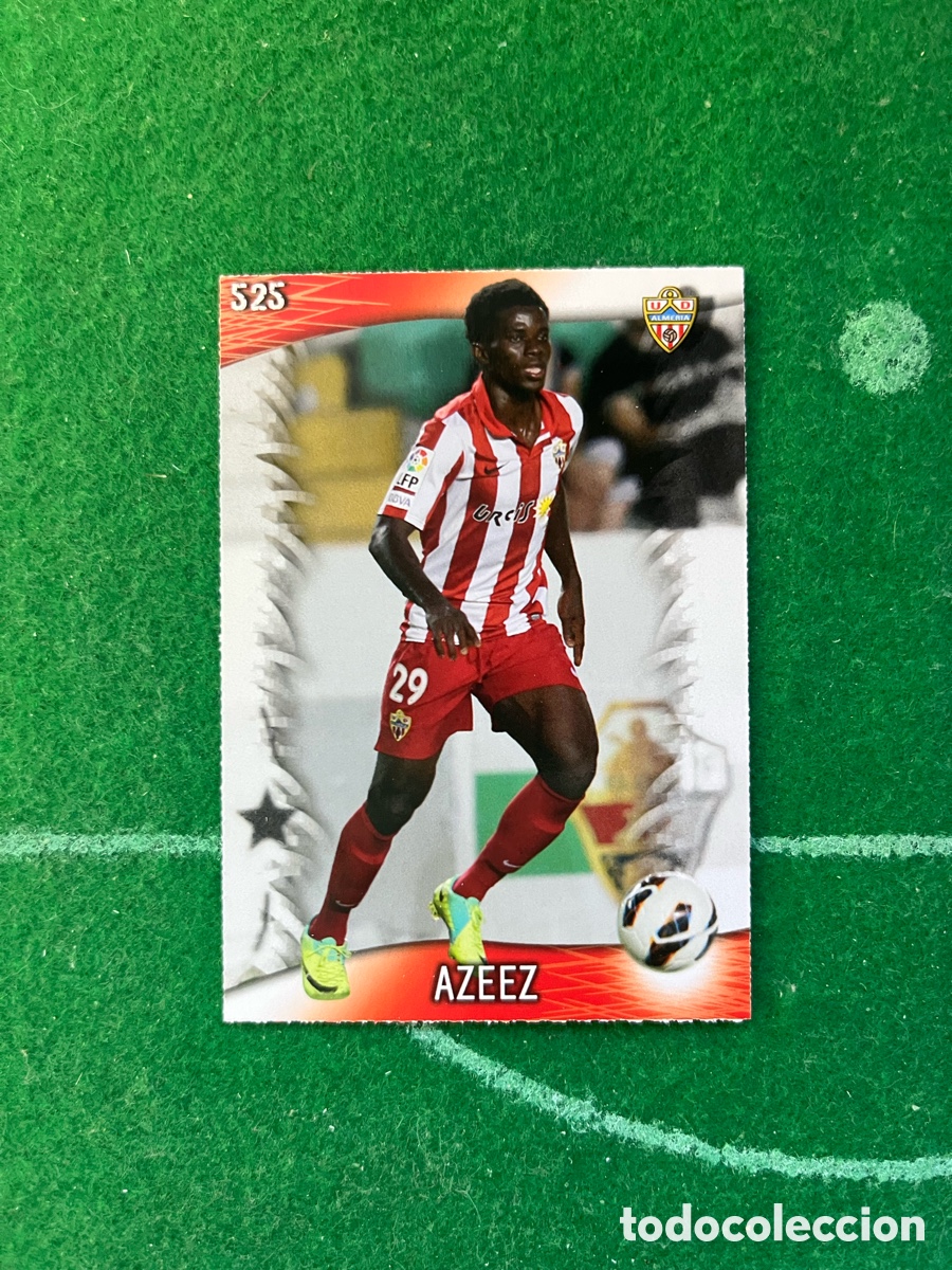 Cromos de F&uacute;tbol: 525 AZEEZ ALMER&Iacute;A LAS FICHAS DE LA LIGA 2013 2014 MUNDICROMO