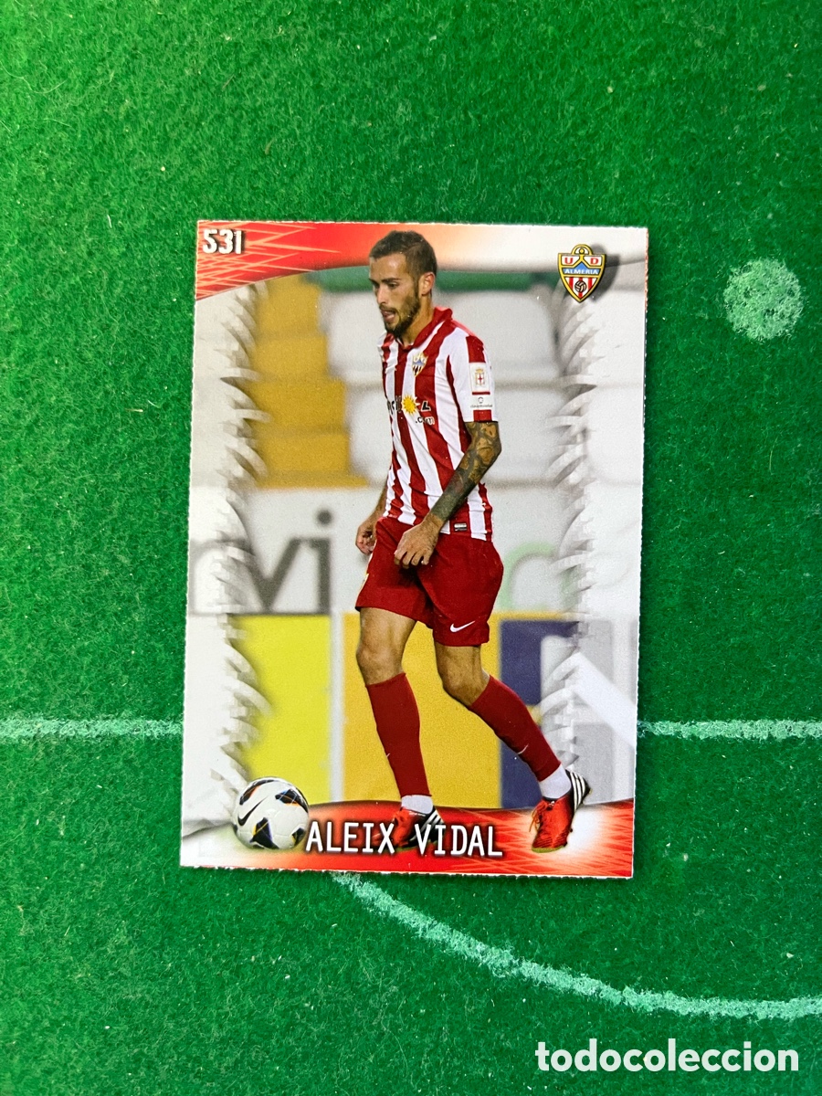 Cromos de F&uacute;tbol: 531 ALEIX VIDAL ALMER&Iacute;A LAS FICHAS DE LA LIGA 2013 2014 MUNDICROMO