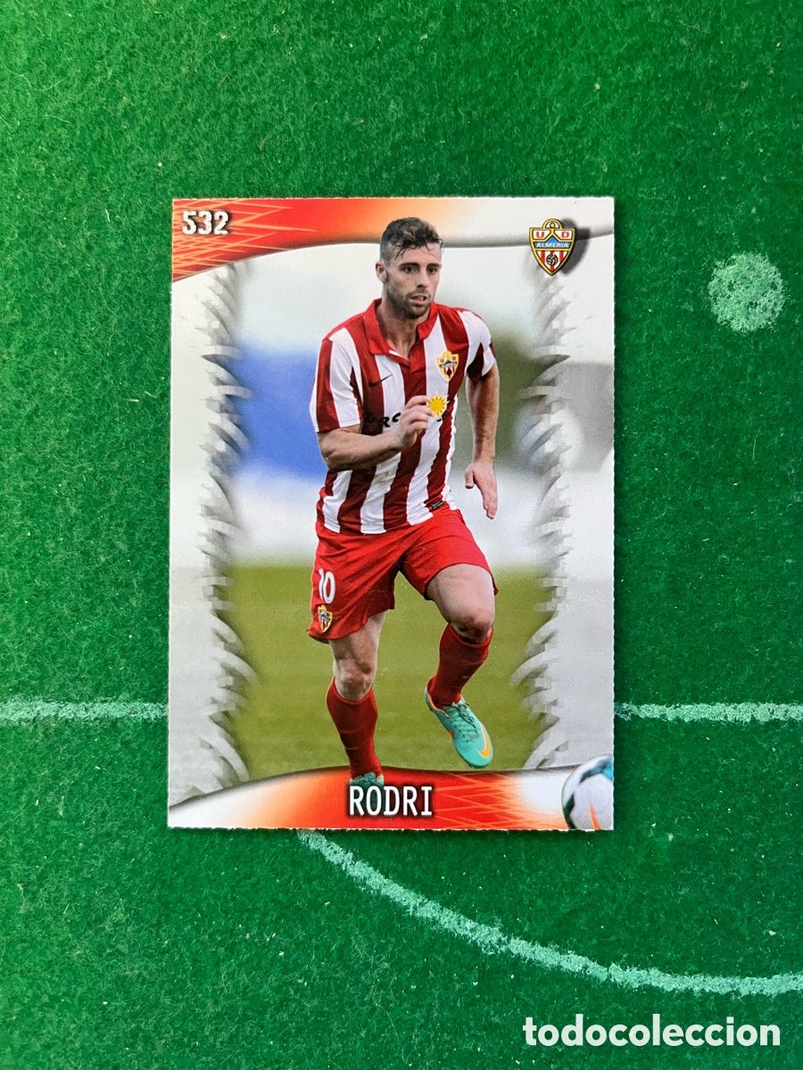 Cromos de F&uacute;tbol: 532 RODRI ALMER&Iacute;A LAS FICHAS DE LA LIGA 2013 2014 MUNDICROMO