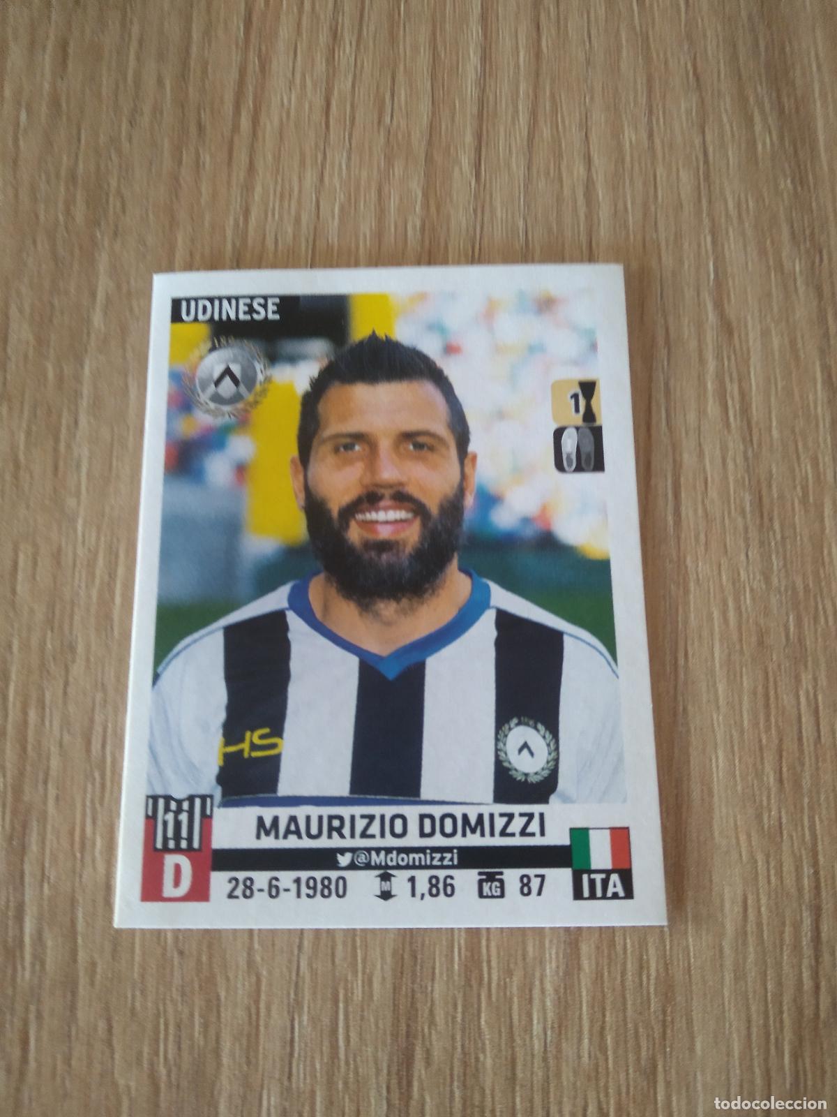 Cromos de F&uacute;tbol: 568 MAURIZIO DOMIZZI UDINESE CROMO FUTBOL PANINI LIGA ITALIA 15-16 CALCIATORI 2015-2016