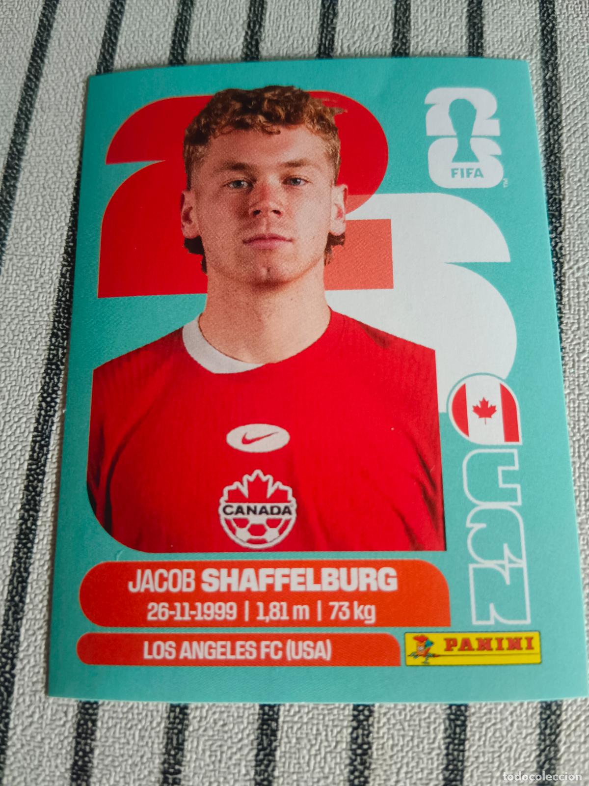 Cromos de F&uacute;tbol: MUNDIAL 2026 ESTADOS UNIDOS USA MEXICO MEJICO CANADA CAN 14 CAN14 SHAFFELBURG CANADA FIFA WORLD