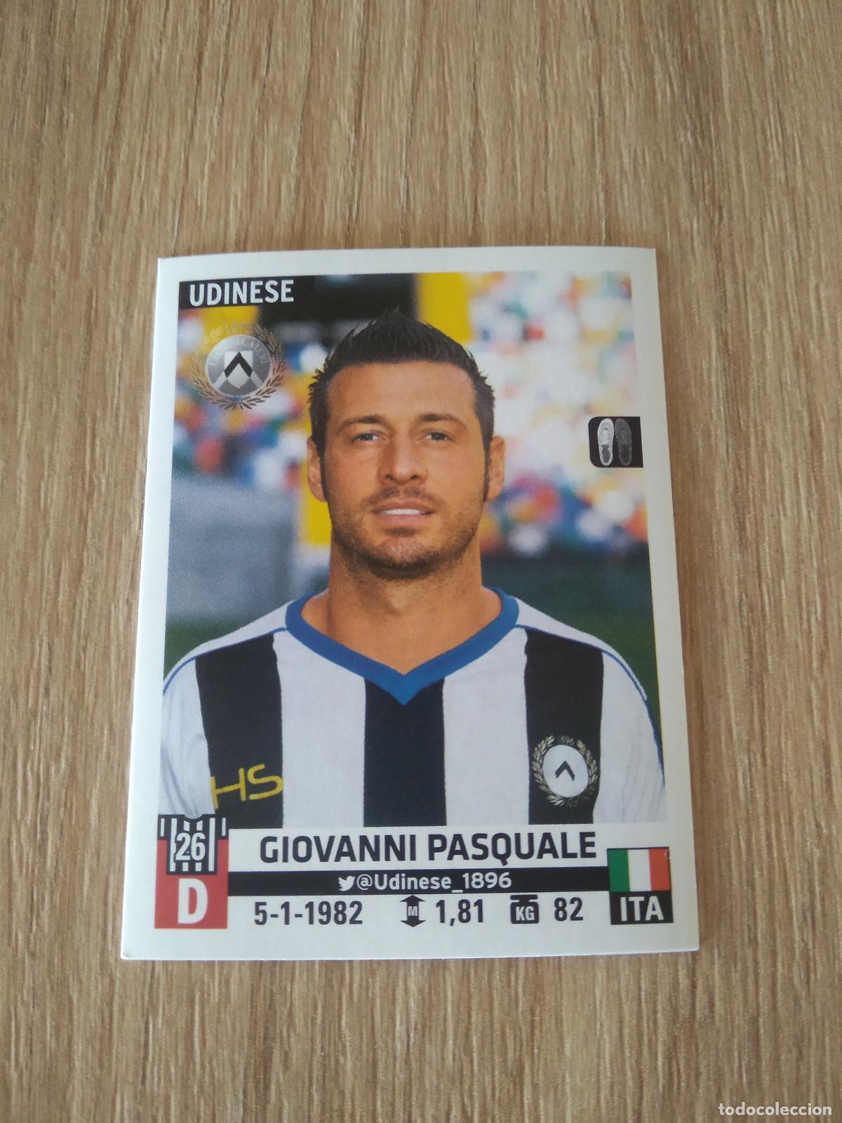 Cromos de F&uacute;tbol: 569 GIOVANNI PASQUALE UDINESE CROMO FUTBOL PANINI LIGA ITALIA 15-16 CALCIATORI 2015-2016