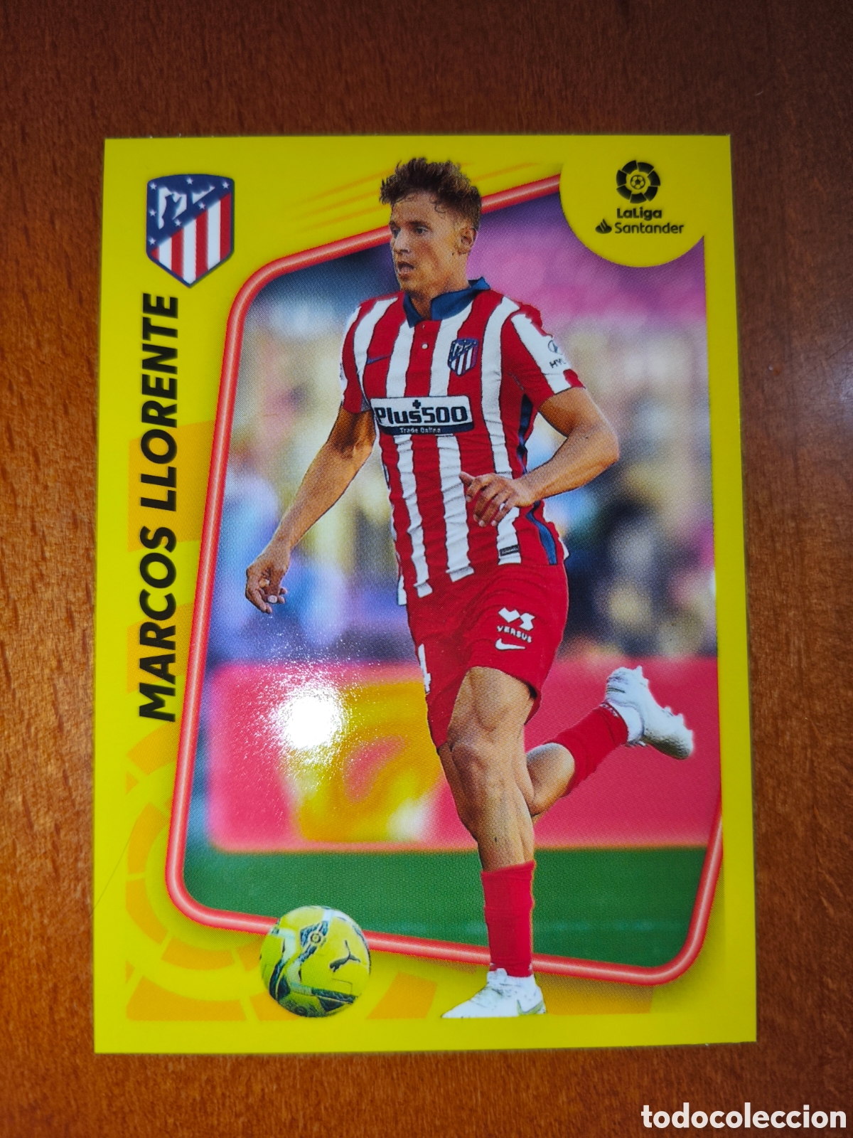 Cromos de F&uacute;tbol: Marcos Llorente (Mejor Jugador) n&deg;3 liga este 21/22 Atl&eacute;tico de Madrid
