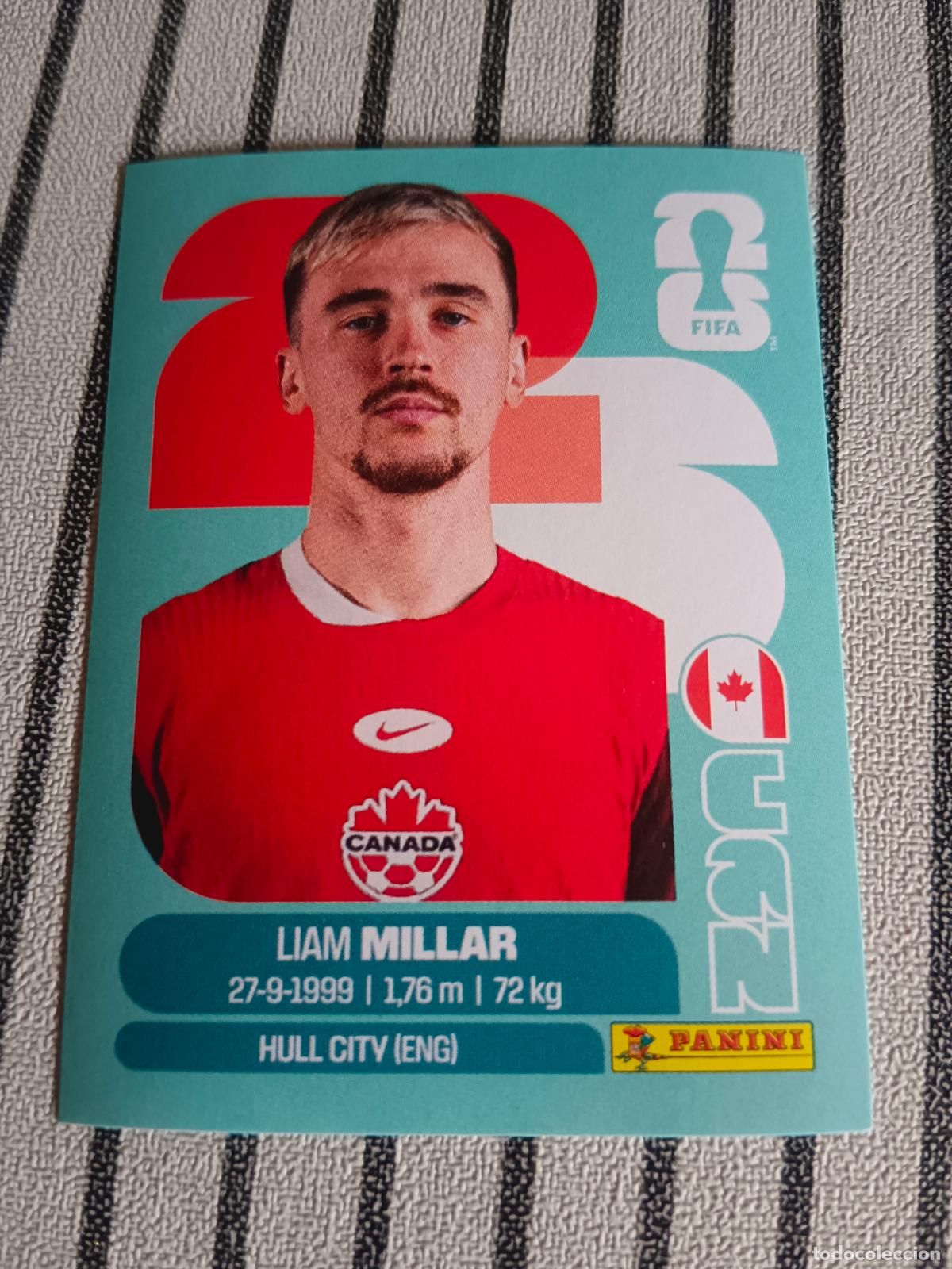 Cromos de F&uacute;tbol: MUNDIAL 2026 ESTADOS UNIDOS USA MEXICO MEJICO CANADA CAN 18 CAN18 LIAM MILLAR CANADA FIFA WORLD