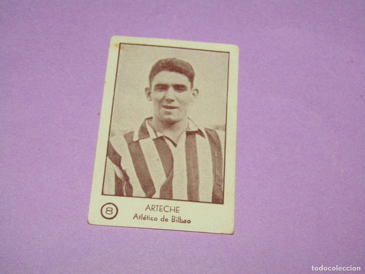Cromos de f&uacute;tbol: Antiguo Cromo ARTECHE del At. BILBAO del &Aacute;lbum Editorial Arga 1953-1954, 53-54