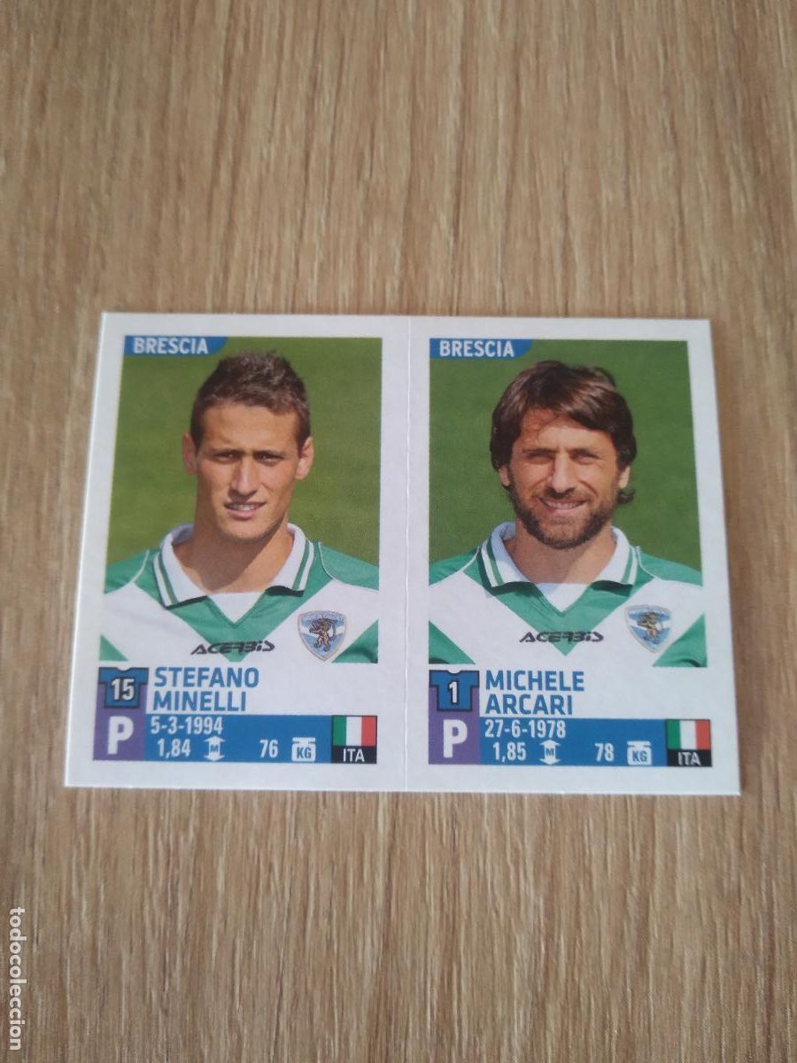 Cromos de F&uacute;tbol: 619 MINELLI MICHELE ARCARI BRESCIA CROMO FUTBOL PANINI LIGA ITALIA 15-16 CALCIATORI 2015-2016