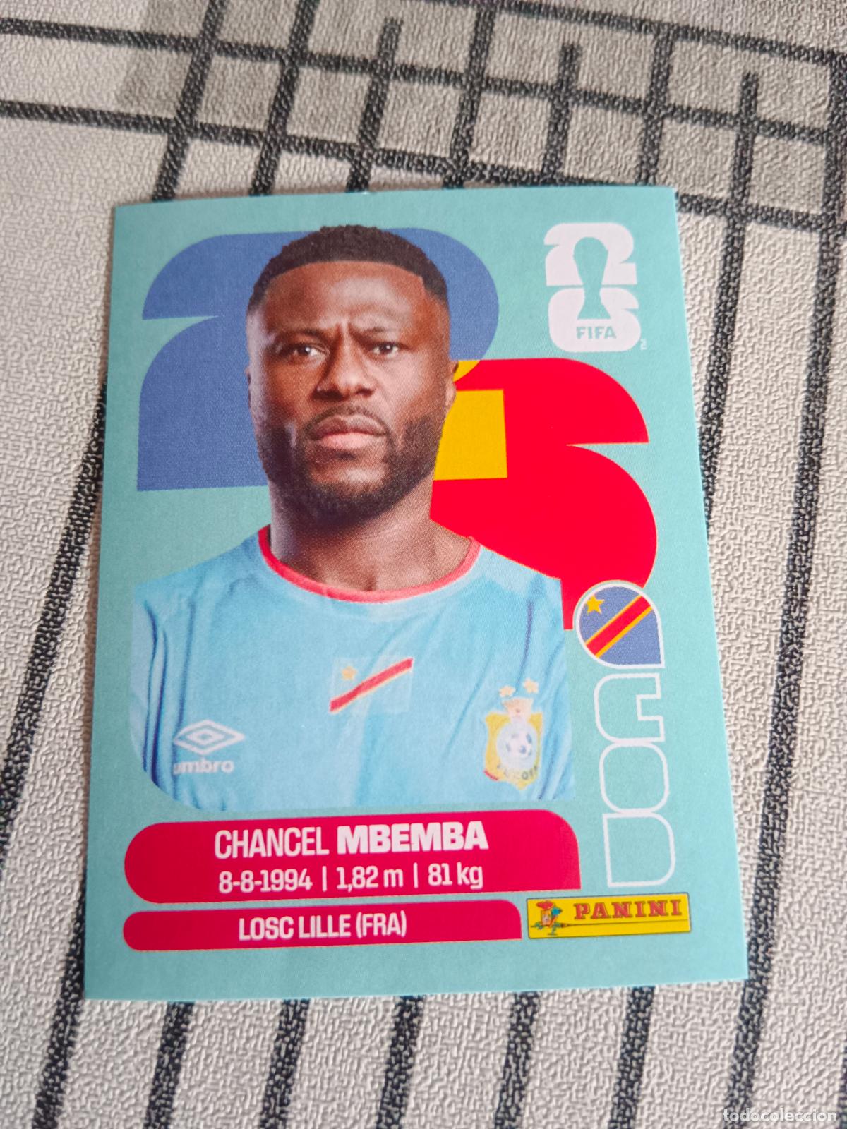 Cromos de F&uacute;tbol: MUNDIAL 2026 ESTADOS UNIDOS USA MEXICO MEJICO CANADA COD 6 COD6 MBEMBA CONGO FIFA