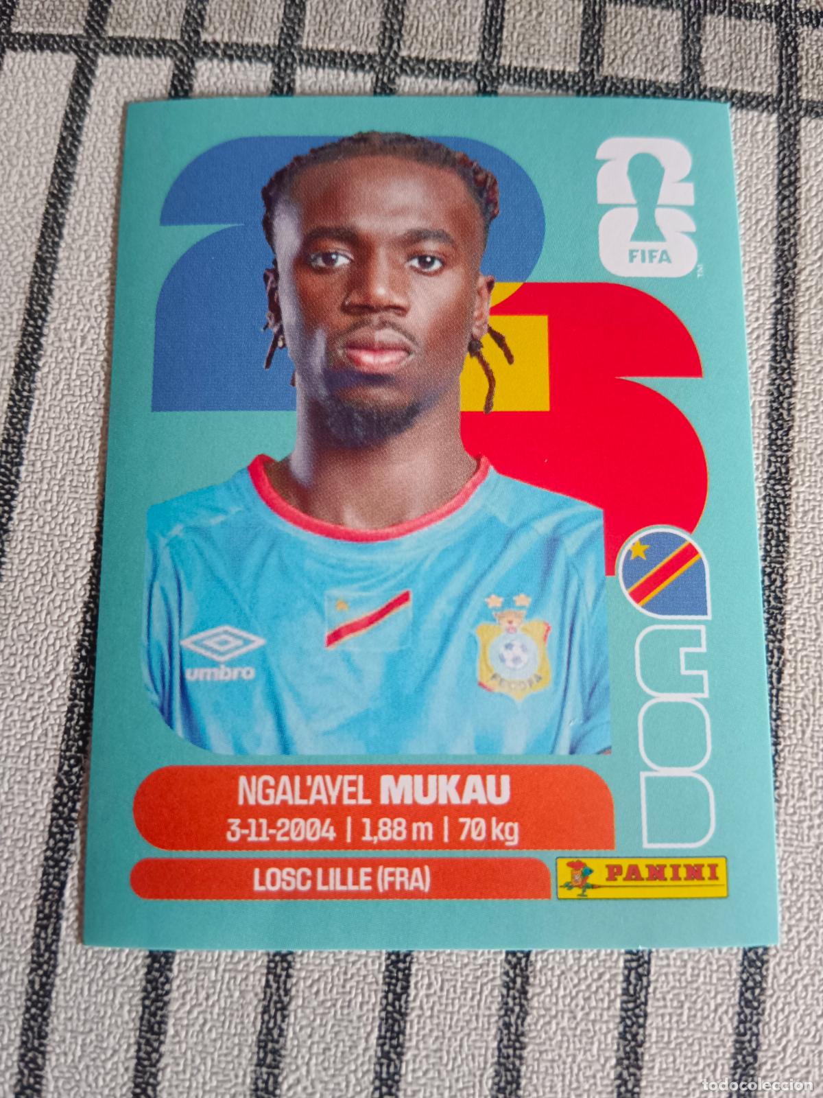 Cromos de Futebol: MUNDIAL 2026 ESTADOS UNIDOS USA MEXICO MEJICO CANADA COD 9 COD9 MUKAU CONGO FIFA