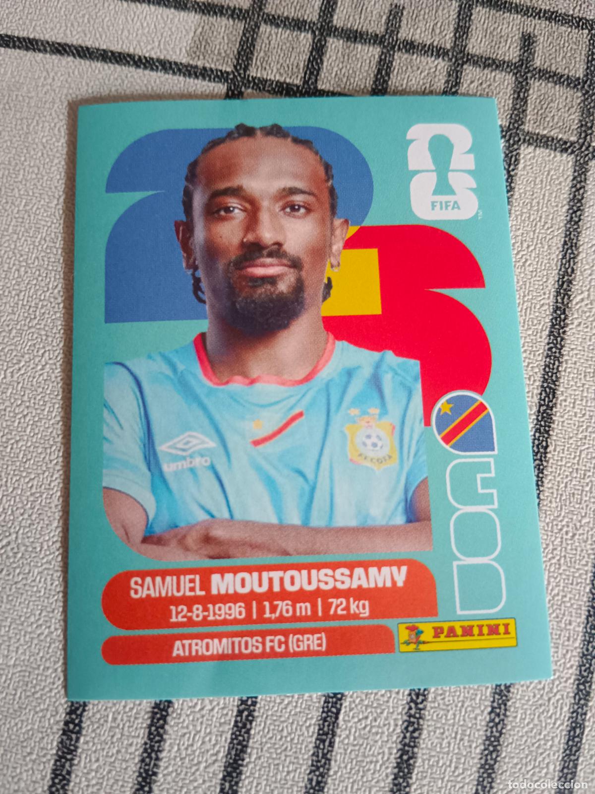 Cromos de Futebol: MUNDIAL 2026 ESTADOS UNIDOS USA MEXICO MEJICO CANADA COD 11 COD11 MOUTOUSSAMY CONGO FIFA