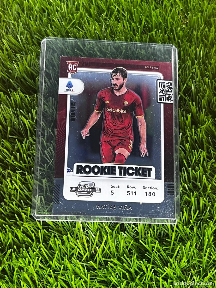 Cromos de Futebol: N&ordm; 294 Mat&iacute;as Vi&ntilde;a Contenders Rookie Ticket AS Roma Panini Chronicles Serie A 21 22