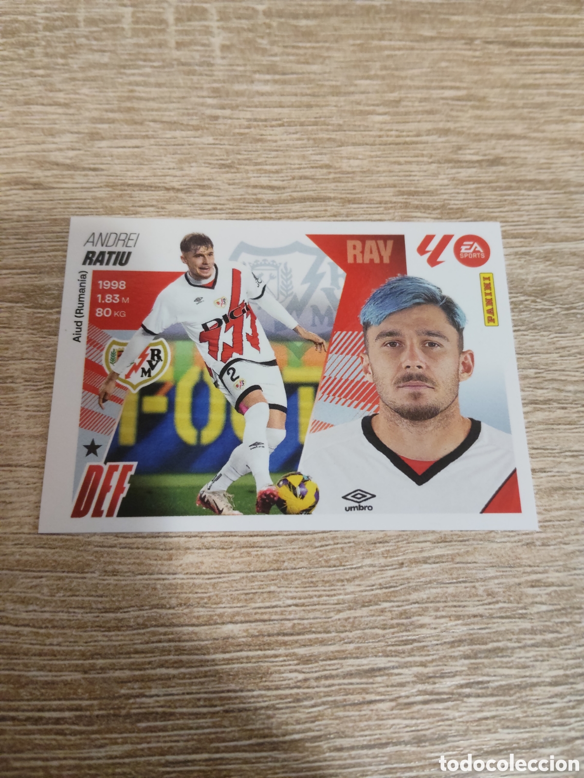 Football Stickers: Ratiu Rayo Vallecano liga 2025 2026 25 26 ediciones este