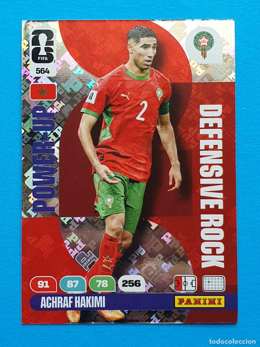 Cromos de f&uacute;tbol: Defensive Rocks #564 ACHRAF HAKIMI (Morocco) - PANINI Adrenalyn XL FIFA World CUP 2026