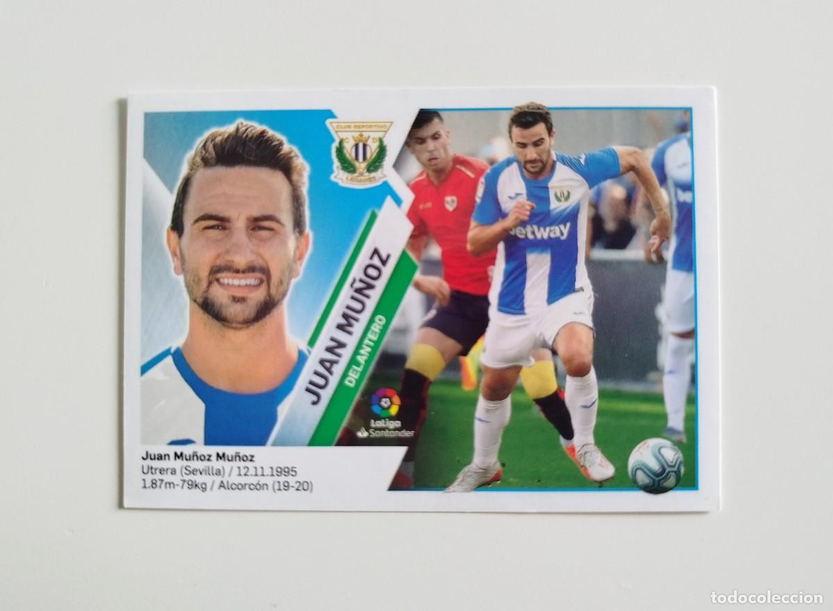 Fu&szlig;ball-Sticker: Juan Mu&ntilde;oz &Uacute;LTIMOS FICHAJES 29 SIN PEGAR CD Legan&eacute;s Liga Ediciones Este 19 20 / 2019 2020