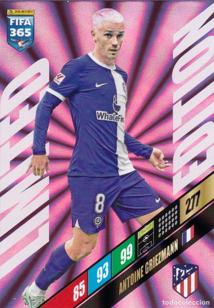Cromos de f&uacute;tbol: ADRENALYN XL FIFA 365 2024-25 * GRIEZMANN - EDITION LIMITED - NUEVO DE SOBRE(A-11)
