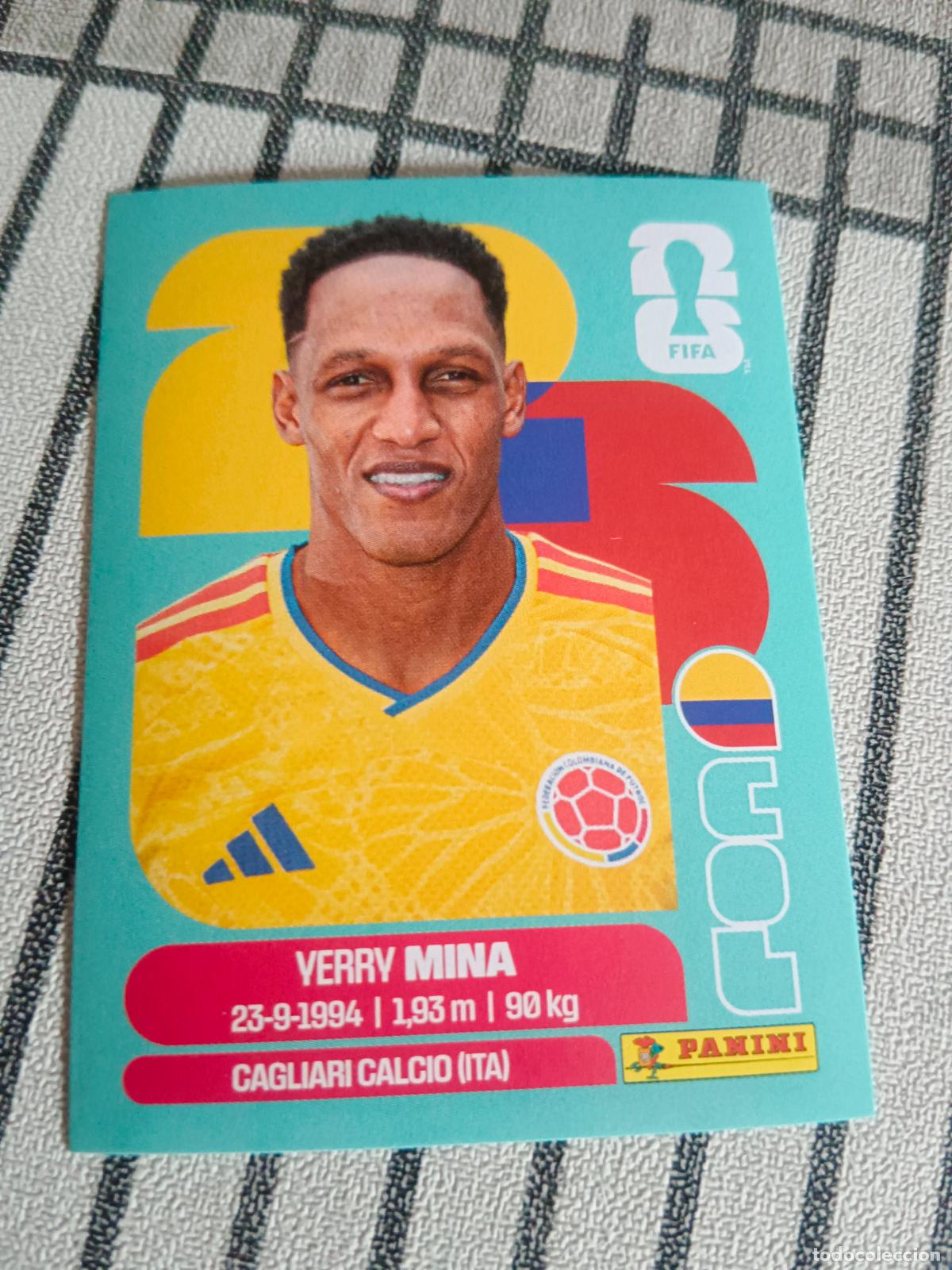 Cromos de f&uacute;tbol: MUNDIAL 2026 ESTADOS UNIDOS USA MEXICO MEJICO CANADA COL 5 COL5 YERRY MINA COLOMBIA FIFA
