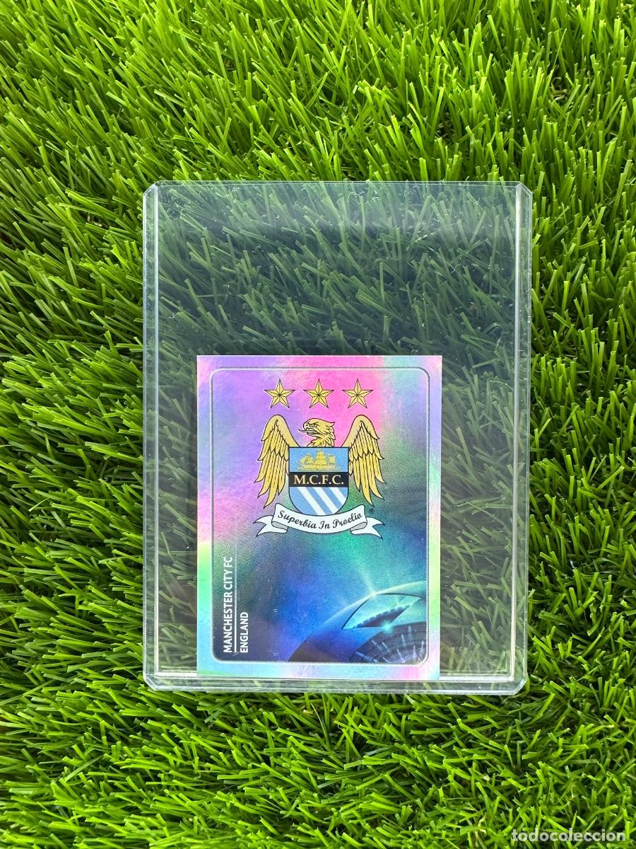 Cromos de Futebol: N&ordm; 39 Escudo Manchester City UEFA Champions League Stickers 11 12