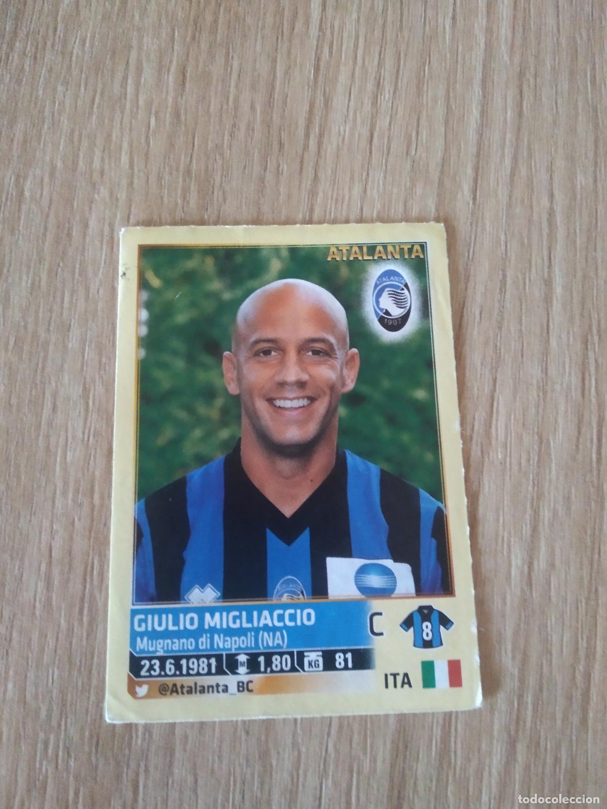 Cromos de Futebol: 28 GIULIO MIGLIACCIO ATALANTA CROMO FUTBOL PANINI LIGA ITALIA 13-14 CALCIATORI 2013-2014