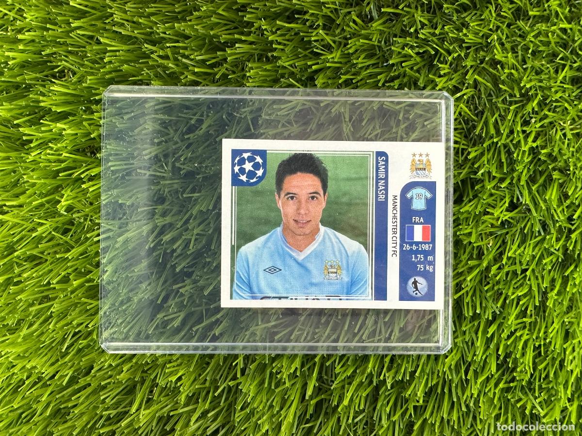 Cromos de Futebol: N&ordm; 50 Samir Nasri Manchester City UEFA Champions League Stickers 11 12