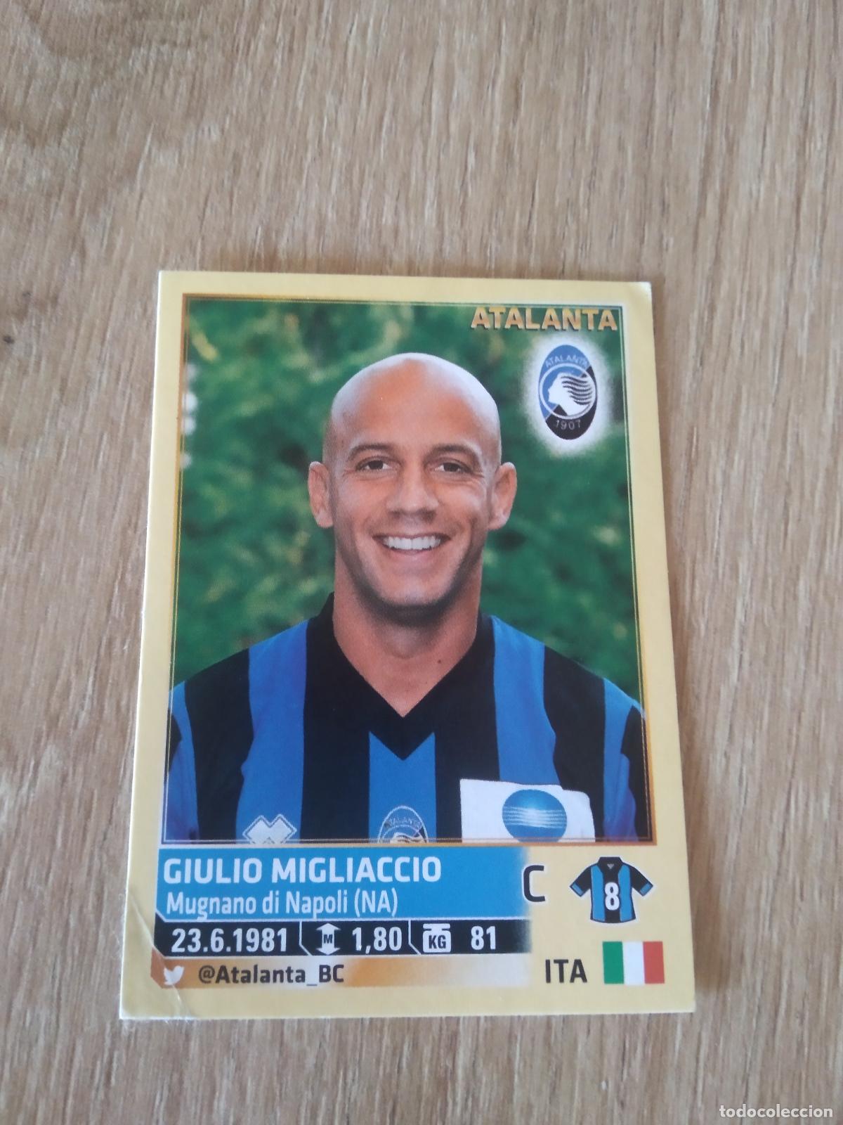 Cromos de Futebol: 28 GIULIO MIGLIACCIO ATALANTA CROMO FUTBOL PANINI LIGA ITALIA 13-14 CALCIATORI 2013-2014