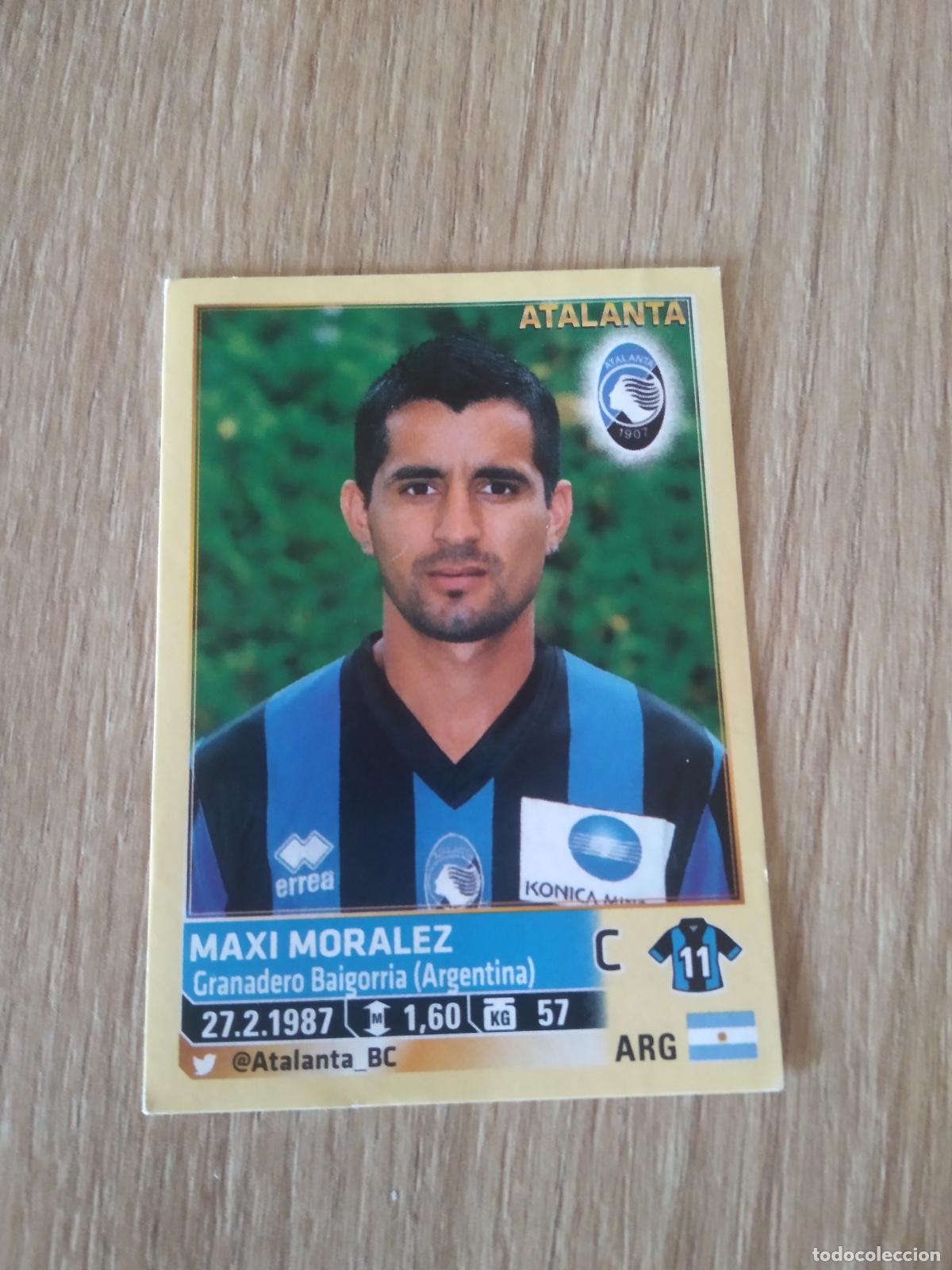 Cromos de Futebol: 34 MAXI MORALEZ ATALANTA CROMO FUTBOL PANINI LIGA ITALIA 13-14 CALCIATORI 2013-2014