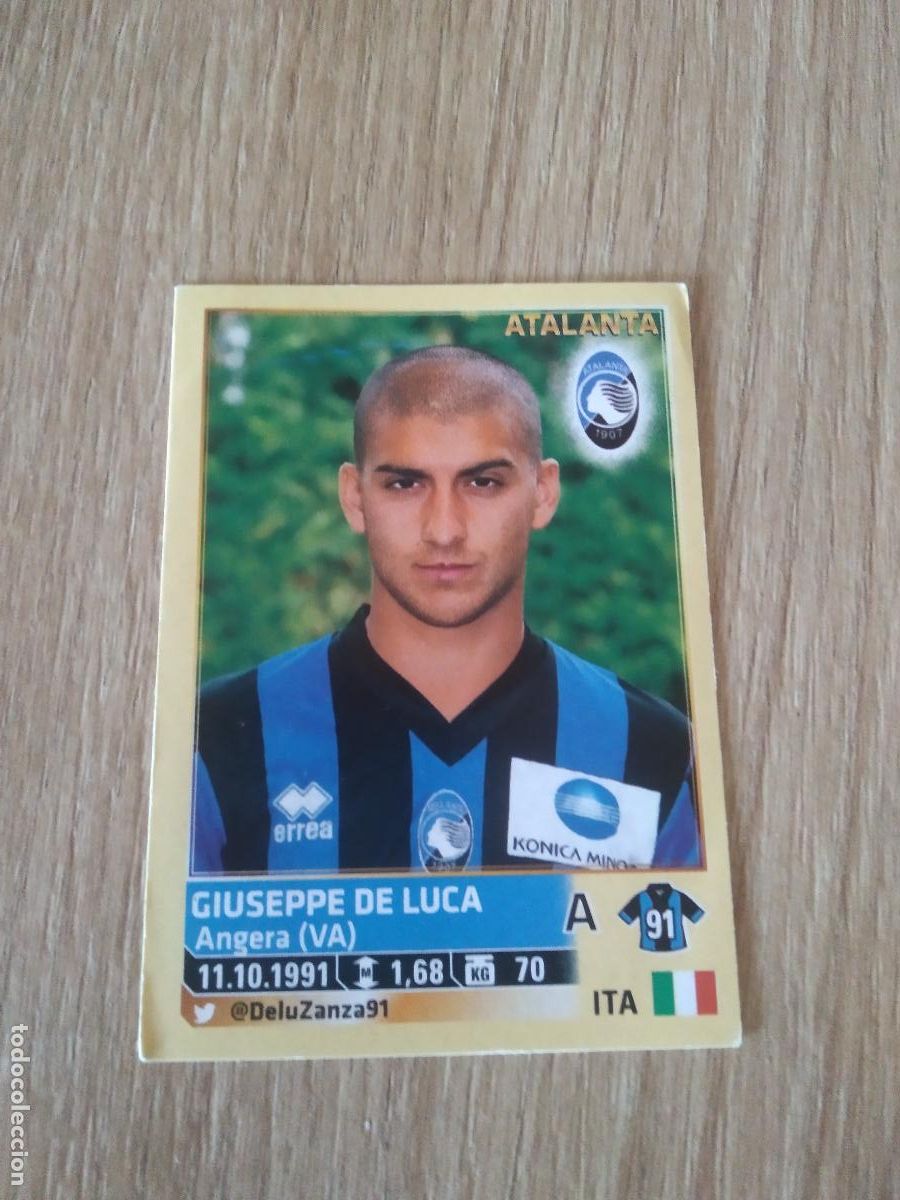 Cromos de Futebol: 36 GIUSEPPE DE LUCA ATALANTA CROMO FUTBOL PANINI LIGA ITALIA 13-14 CALCIATORI 2013-2014