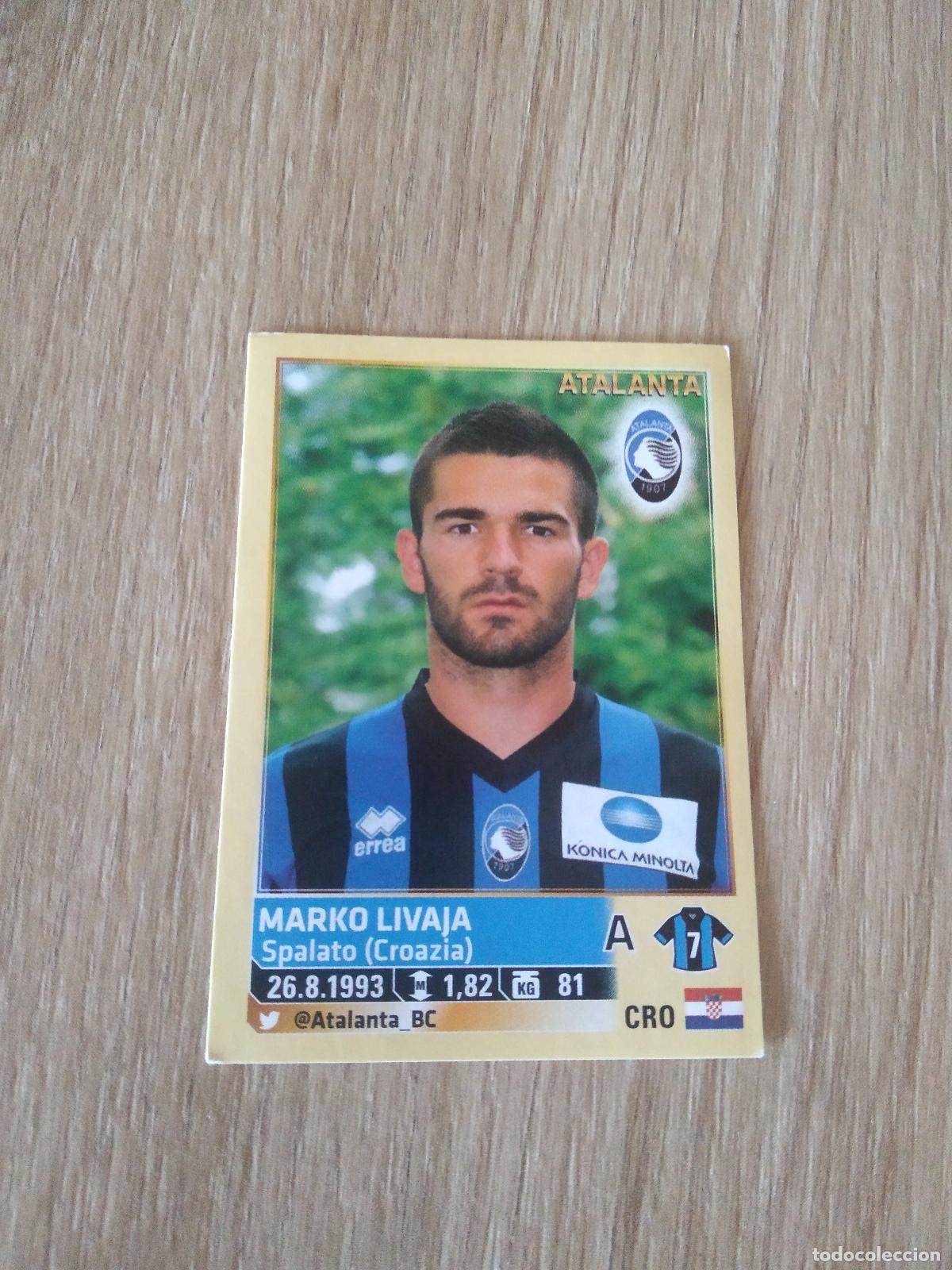 Cromos de F&uacute;tbol: 37 MARKO LIVAJA ATALANTA CROMO FUTBOL PANINI LIGA ITALIA 13-14 CALCIATORI 2013-2014
