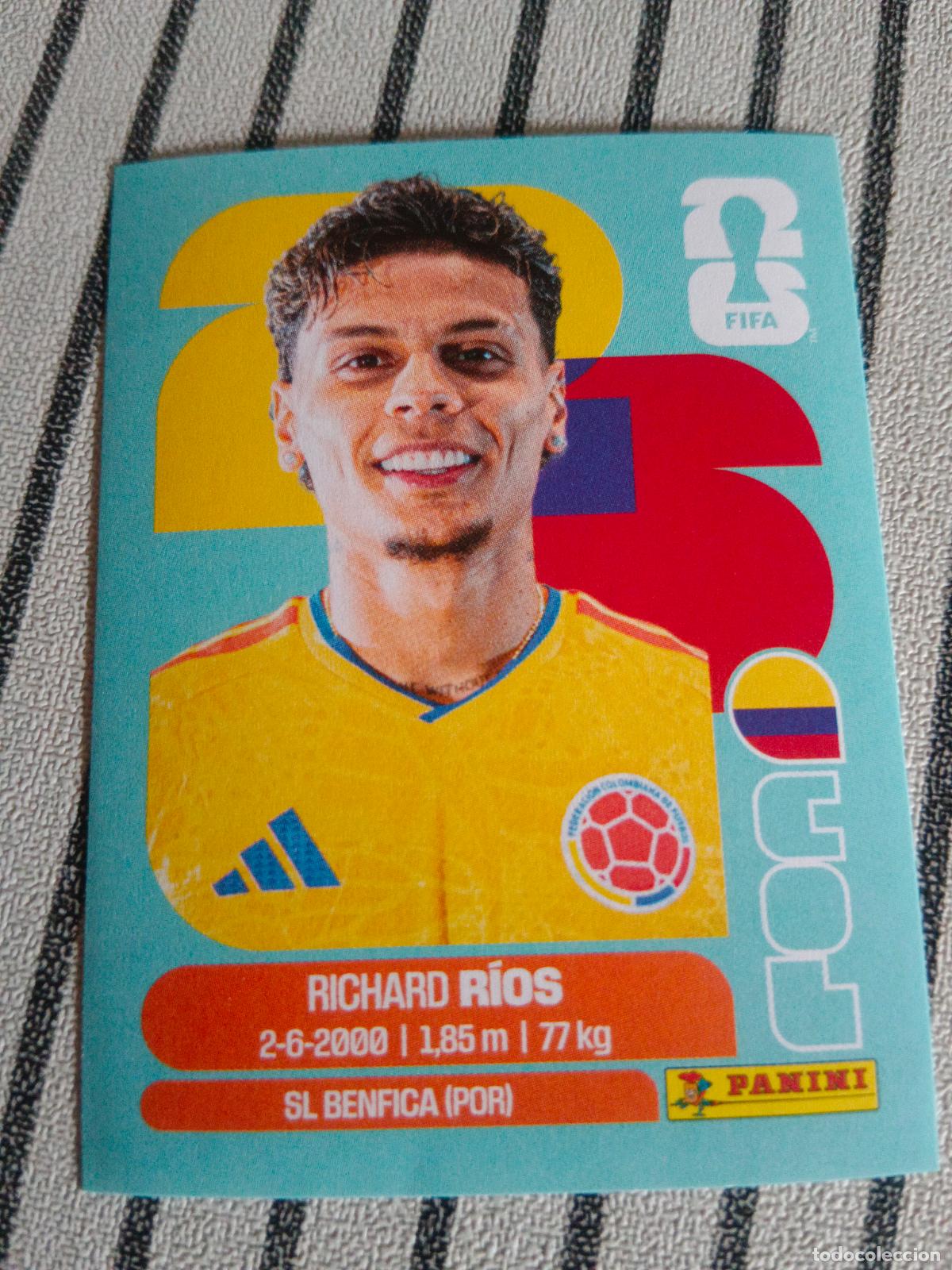 Cromos de F&uacute;tbol: MUNDIAL 2026 ESTADOS UNIDOS USA MEXICO MEJICO CANADA COL 12 COL12 KICHARD RIOS COLOMBIA FIFA