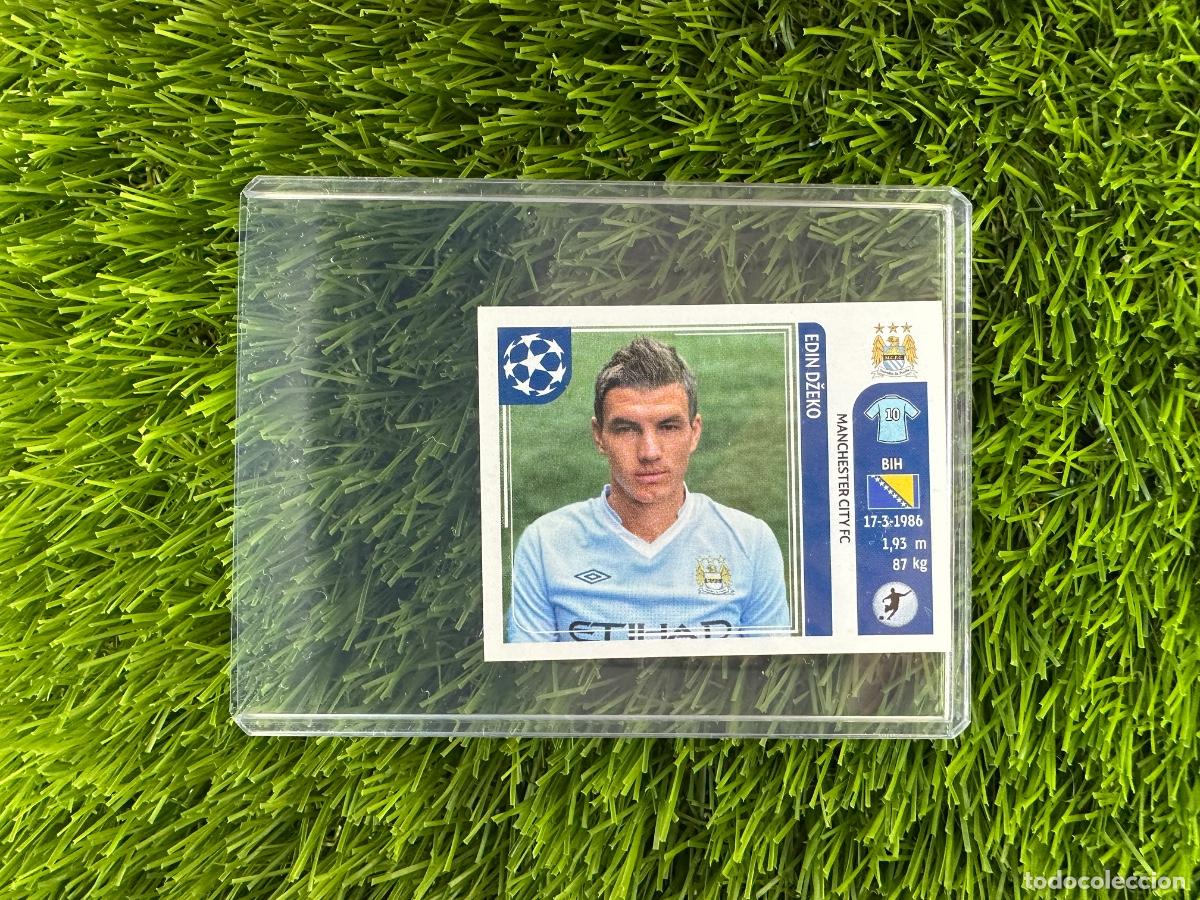 Cromos de F&uacute;tbol: N&ordm; 55 Edin Dzeko Manchester City UEFA Champions League Stickers 11 12