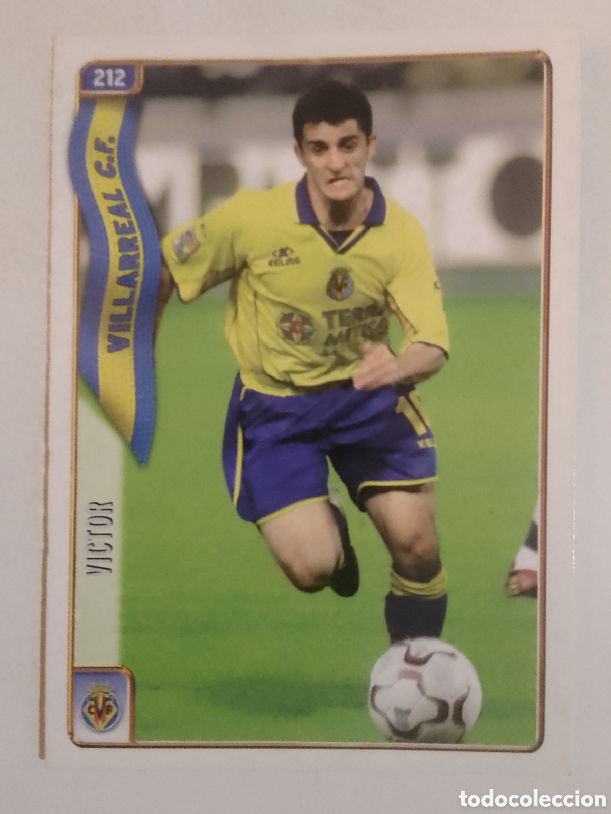 Cromos de F&uacute;tbol: Mundicromo 2005 n&deg; 212 V&iacute;ctor &bull; Villarreal.