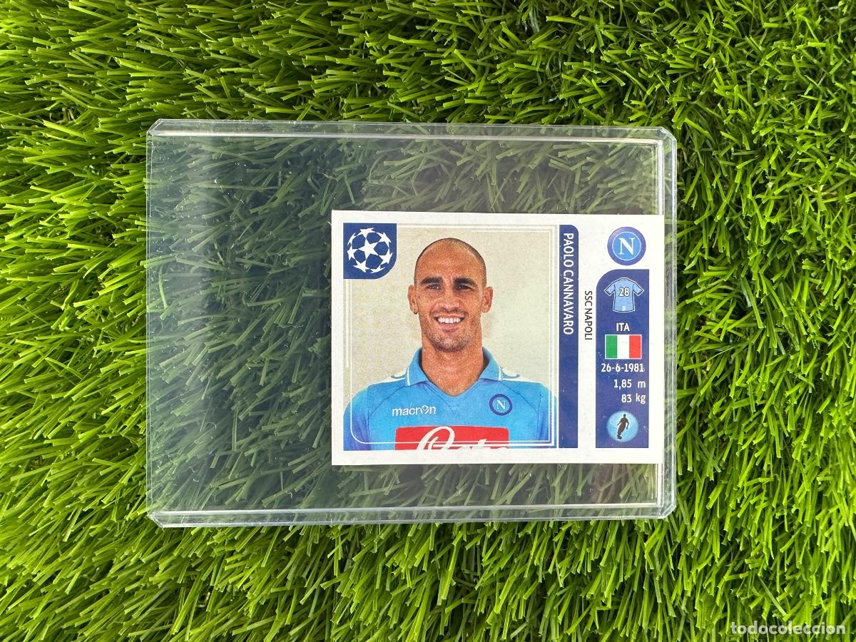 Cromos de F&uacute;tbol: N&ordm; 58 Paolo Cannavaro N&aacute;poles UEFA Champions League Stickers 11 12