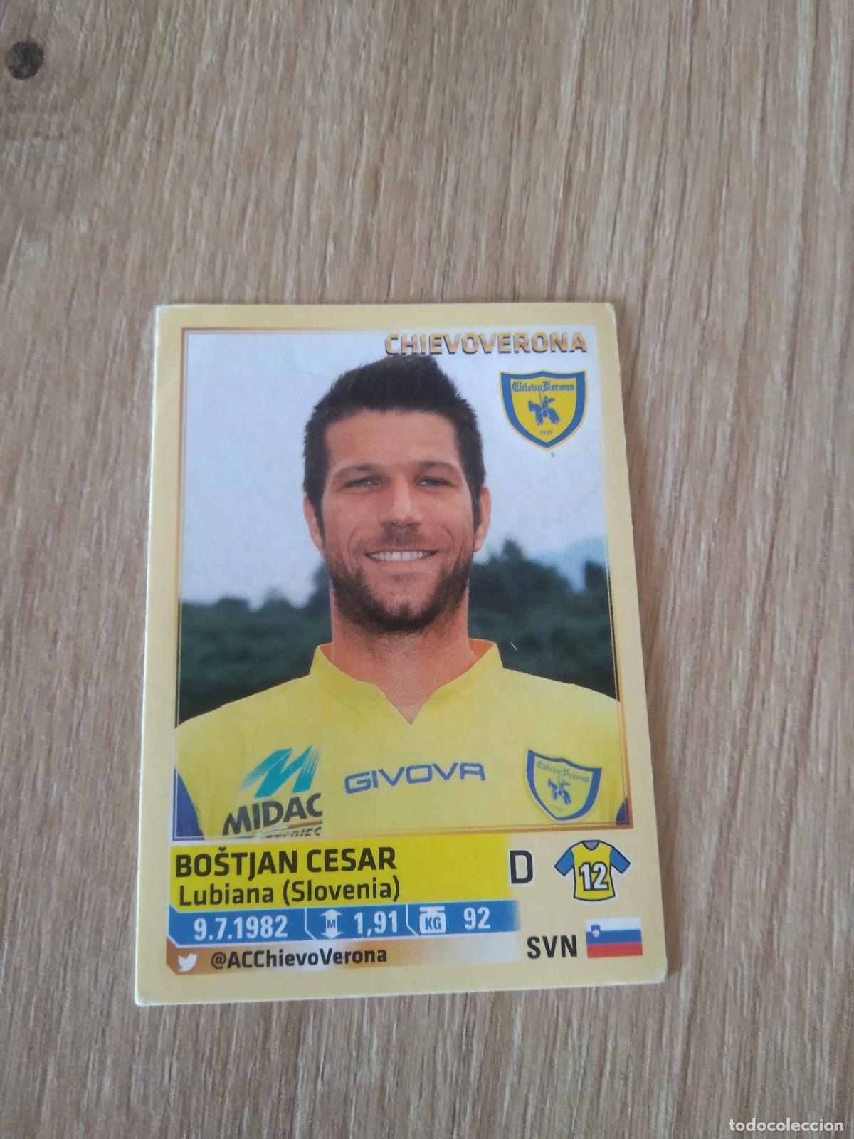 Cromos de F&uacute;tbol: 137 BOSTJAN CESAR CHIEVOVERONA CROMO FUTBOL PANINI LIGA ITALIA 13-14 CALCIATORI 2013-2014