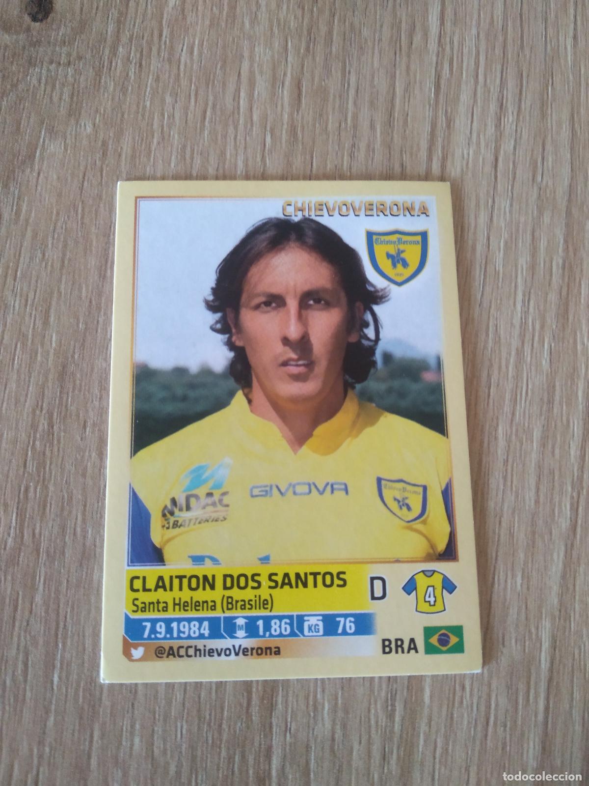 Cromos de F&uacute;tbol: 141 CLAITON DOS SANTOS CHIEVOVERONA CROMO FUTBOL PANINI LIGA ITALIA 13-14 CALCIATORI 2013-2014
