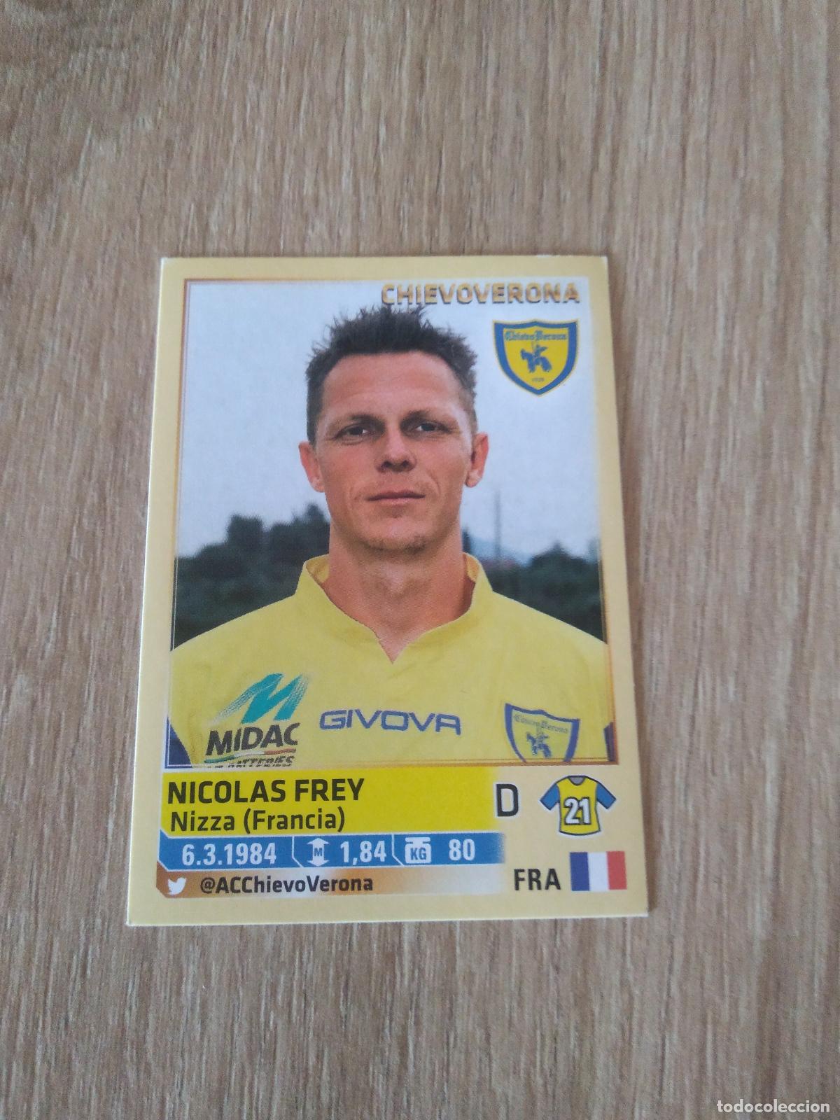 Cromos de F&uacute;tbol: 142 NICOLAS FREY CHIEVOVERONA CROMO FUTBOL PANINI LIGA ITALIA 13-14 CALCIATORI 2013-2014