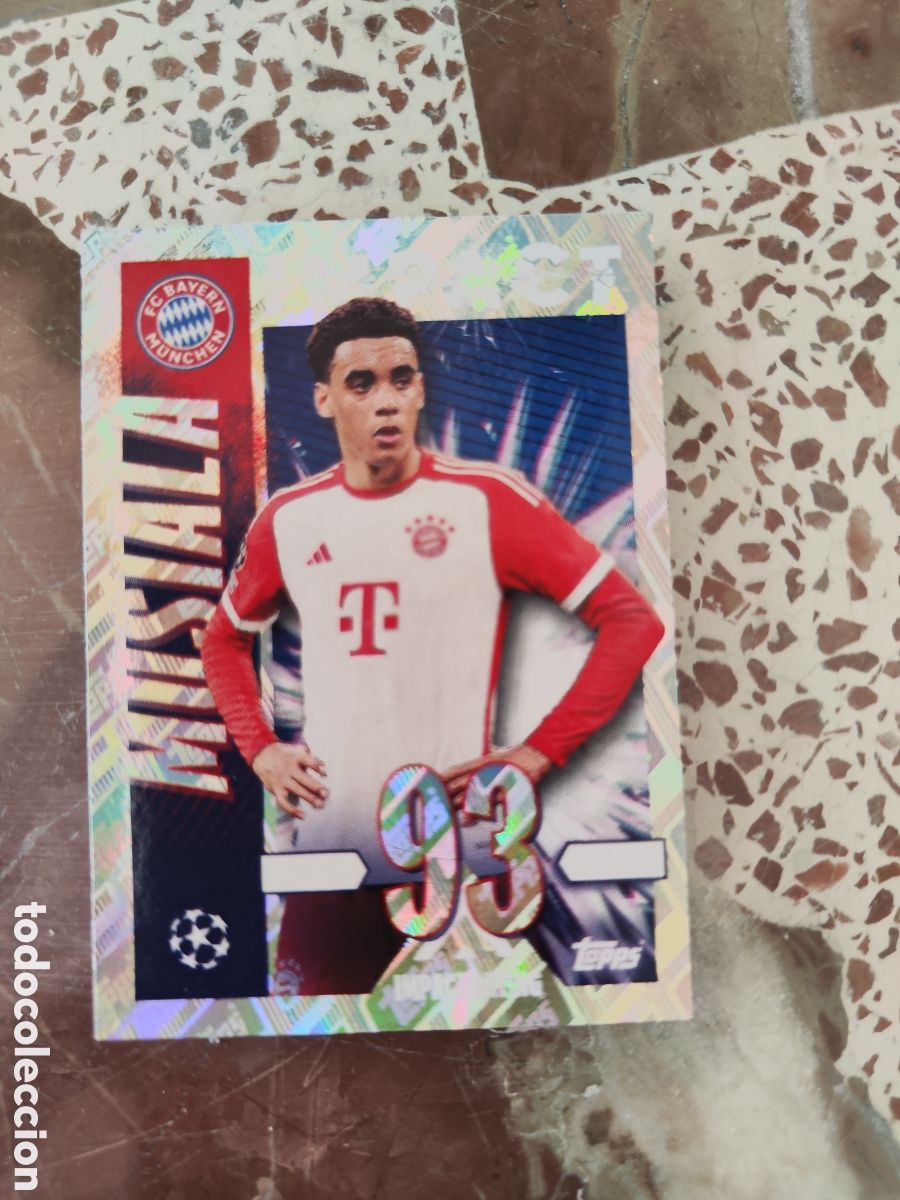 Cromos de Futebol: Topps champions league 23 24 sin pegar 160 Bayern Munich Musiala Impact
