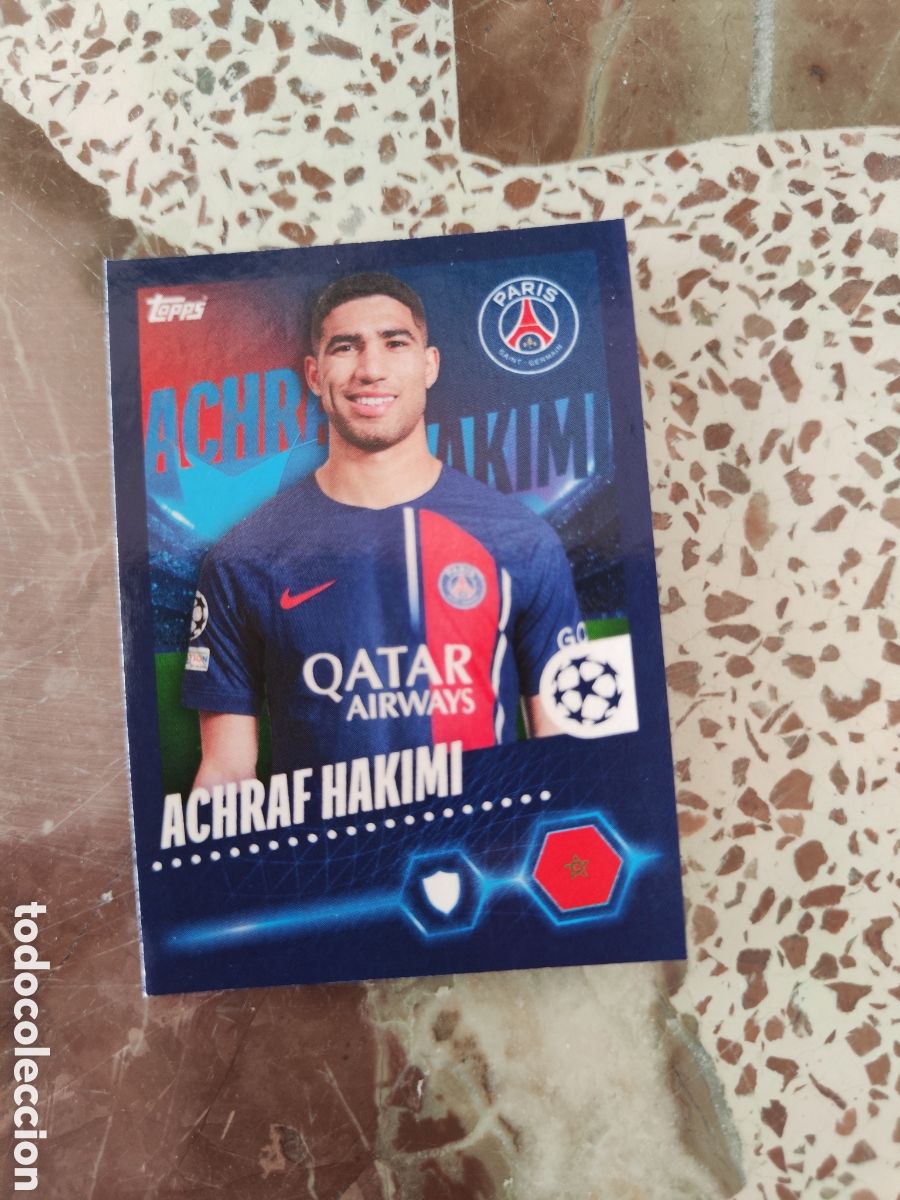 Cromos de Futebol: Topps champions league 23 24 sin pegar 353 PSG Hakimi