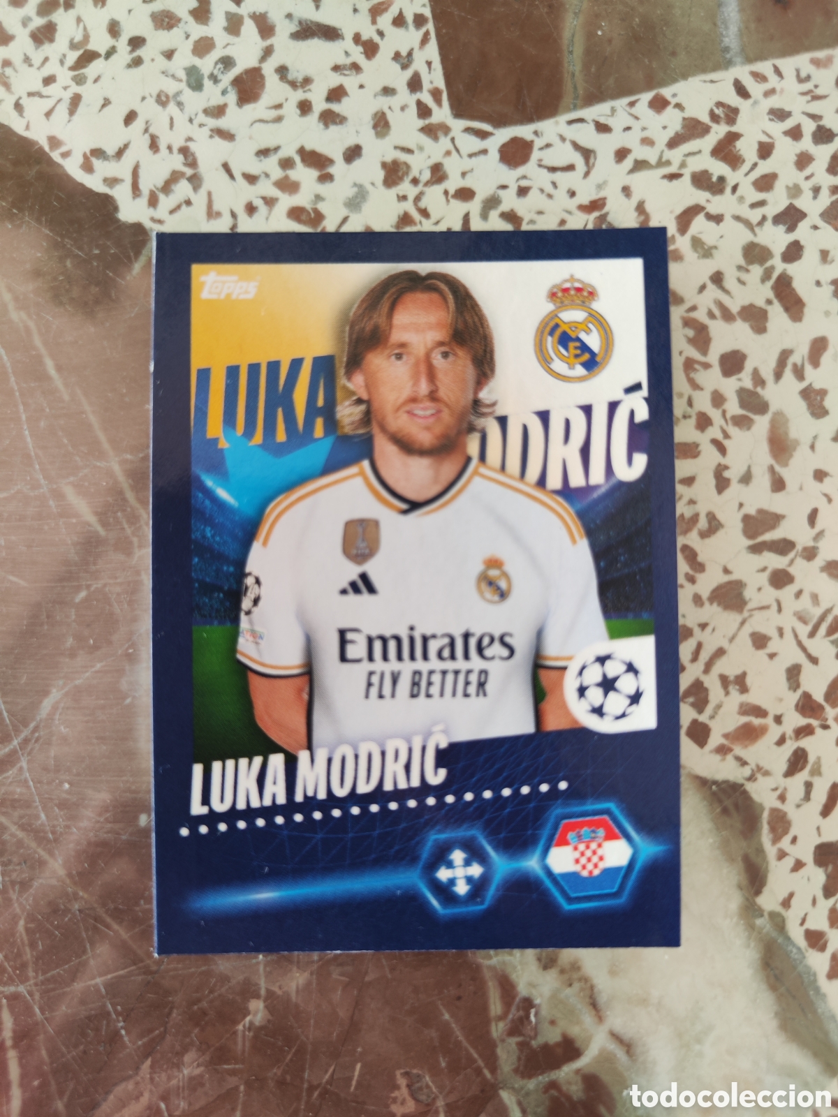 Cromos de Futebol: Topps champions league 23 24 sin pegar 420 Real Madrid Modric
