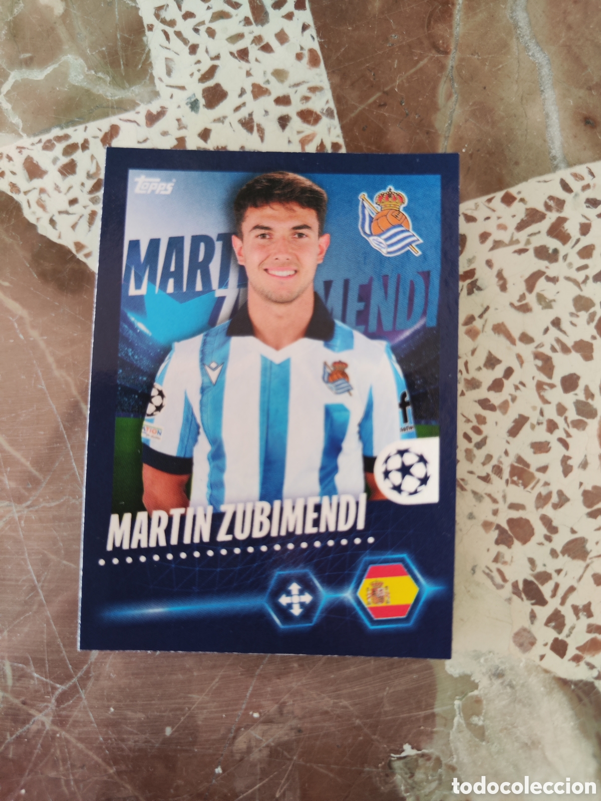 Cromos de Futebol: Topps champions league 23 24 sin pegar 437 Real Sociedad Zubimendi