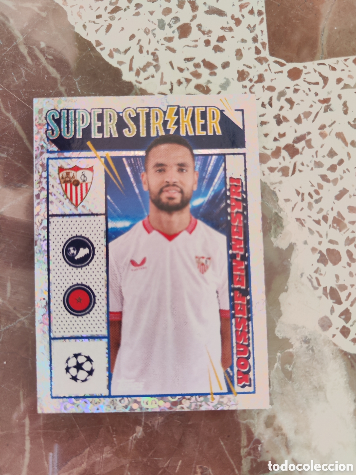 Cromos de Futebol: Topps champions league 23 24 sin pegar 459 Sevilla En-Nesyri