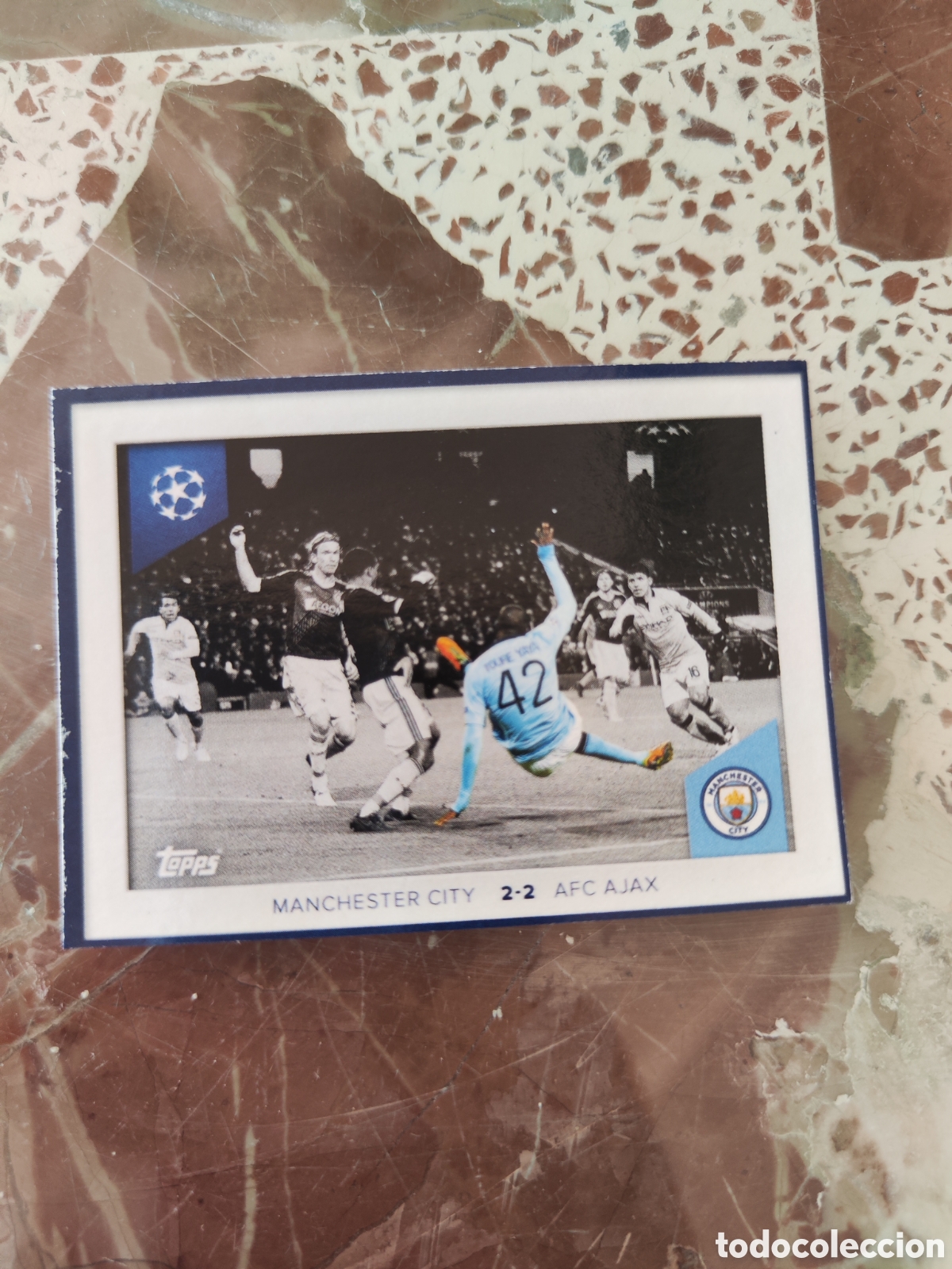 Cromos de Futebol: Topps champions league 23 24 sin pegar 679 Manchester City 2-2 Ajax