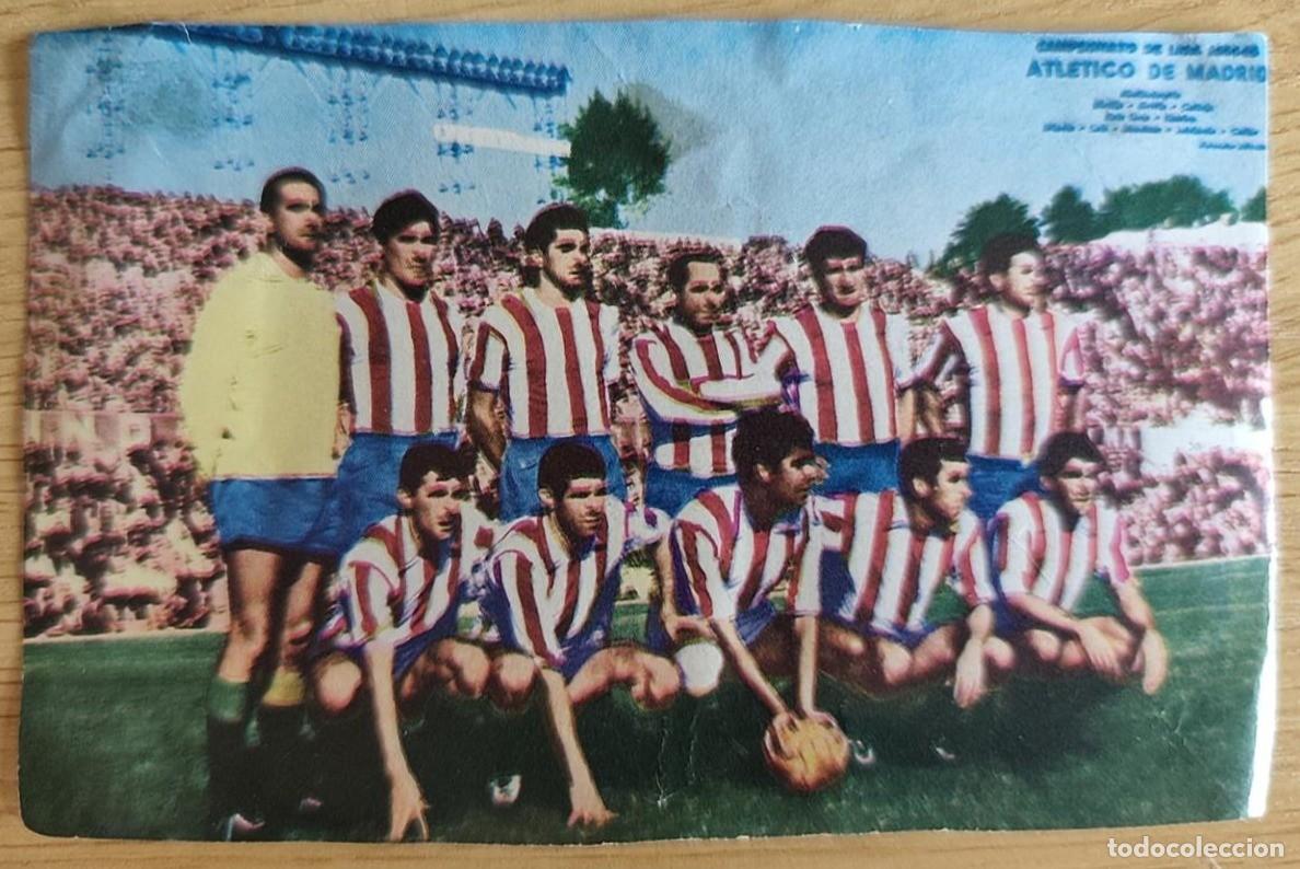 Cromos de F&uacute;tbol: ATLETICO DE MADRID CAMPEON COPA DEL GENERALISIMO 1965- CROMO FUTBOL DOBLE ALBUM CAMPEONES DE ESPA&Ntilde;A