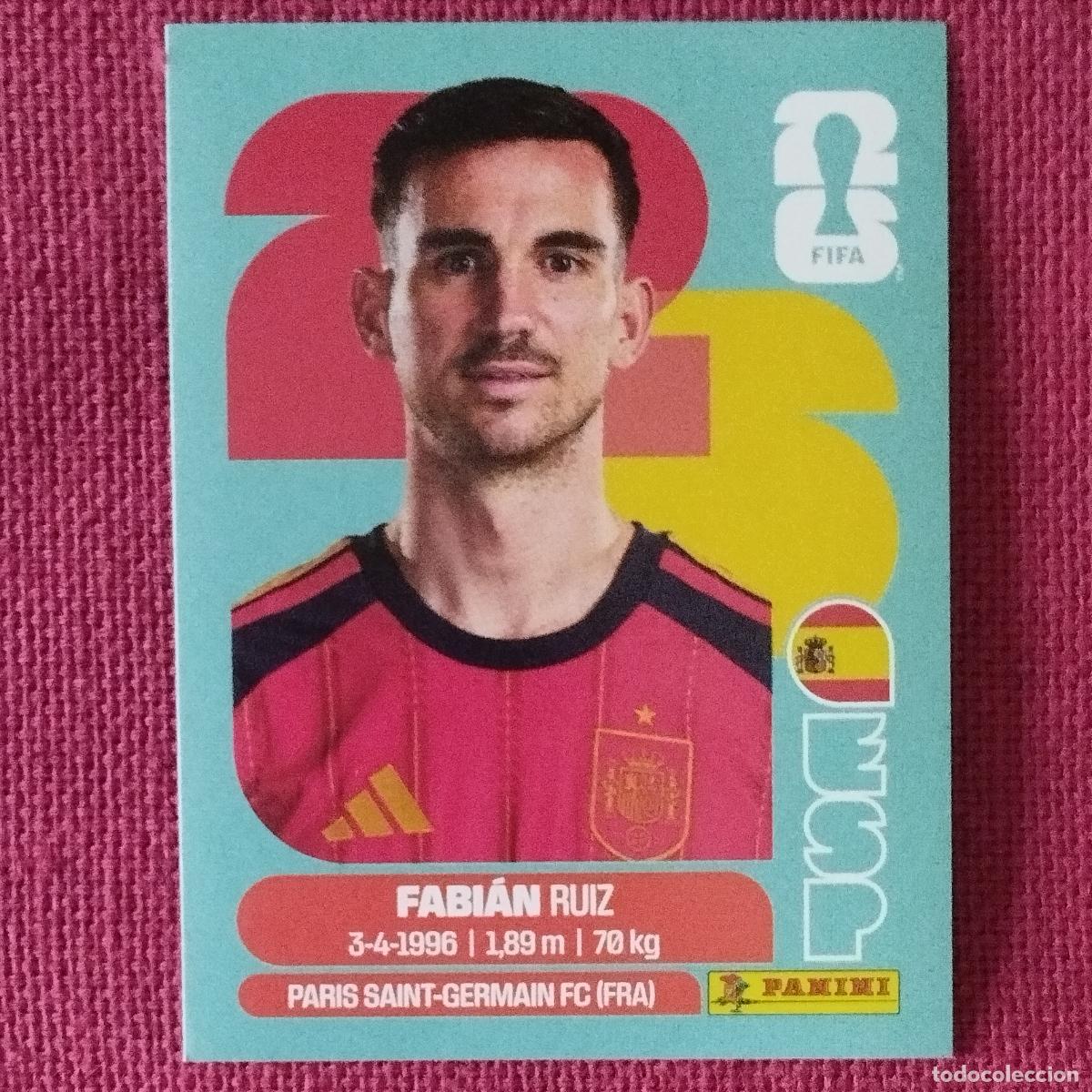 Cromos de F&uacute;tbol: FABIAN RUIZ - ESPA&Ntilde;A - ESP 12 - MUNDIAL DE FUTBOL - FIFA WORLD CUP - 2026