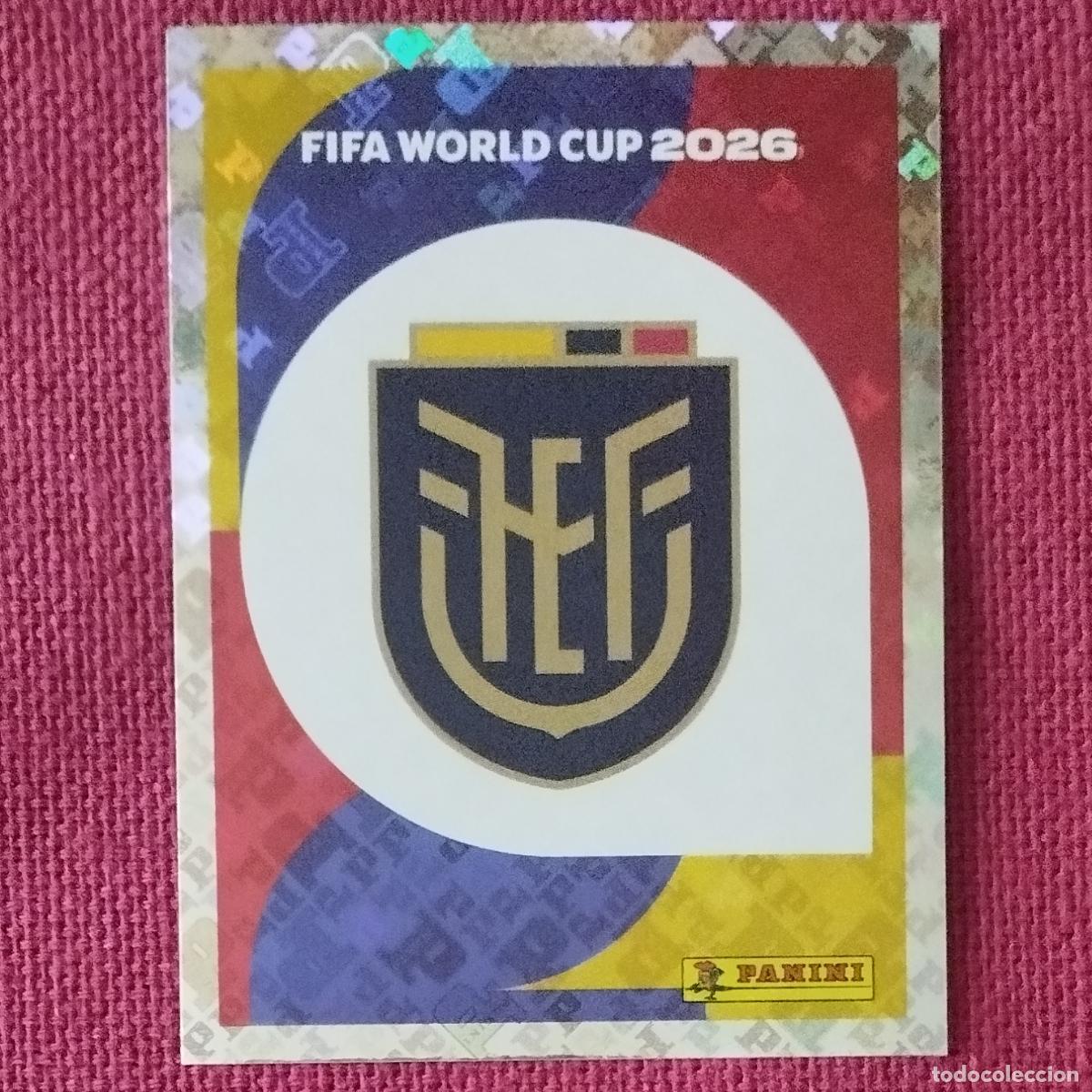 Cromos de F&uacute;tbol: ESCUDO ECUADOR - ECU 1 - MUNDIAL DE FUTBOL - FIFA WORLD CUP - 2026