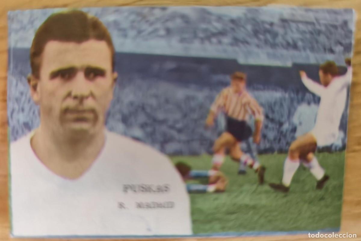 Cromos de F&uacute;tbol: CROMO PUSKAS REAL MADRID FUTBOL LIGA 1962-63 1962 1963 FHER